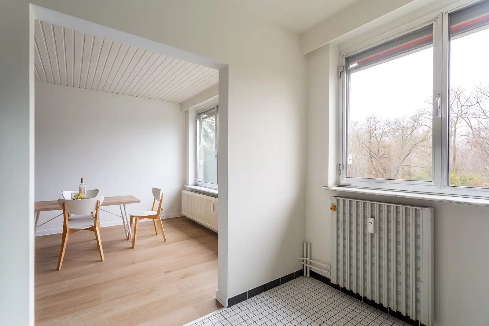 Appartement met 2 slpk., garage en rustgevend groen uitzicht foto 11