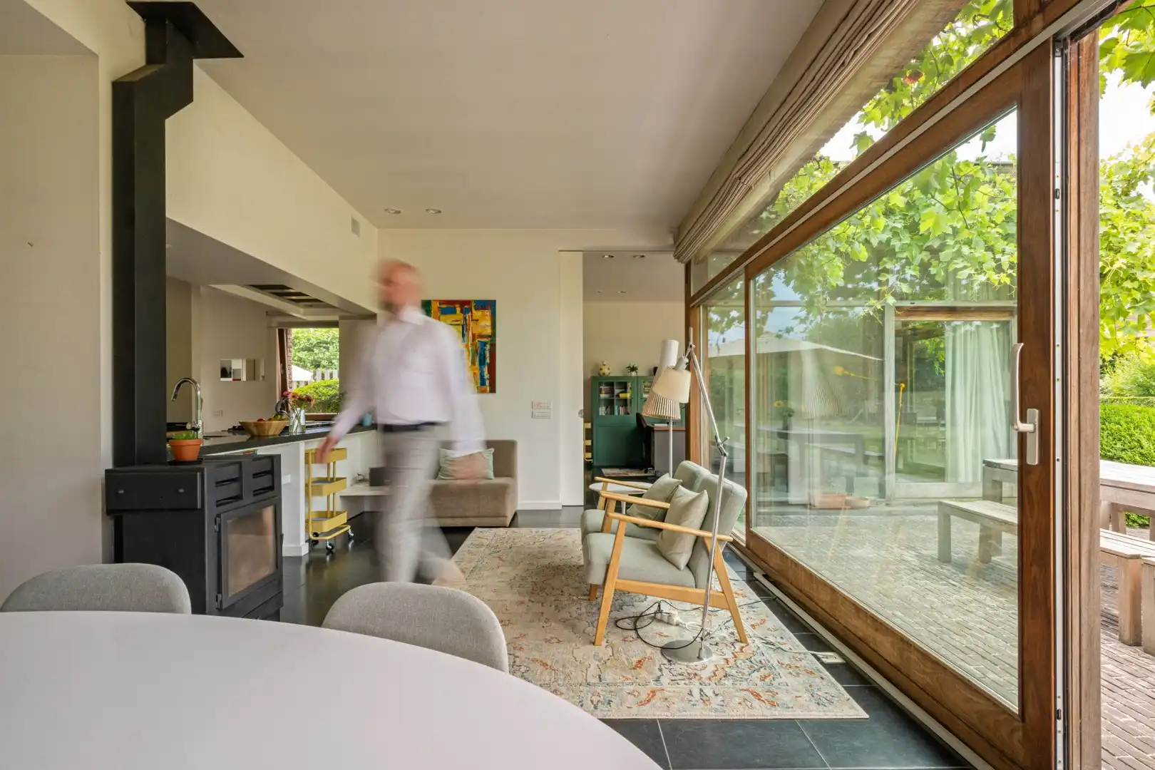 Architecturale villa met zwembad aan Sterrebos - Rumbeke foto 16