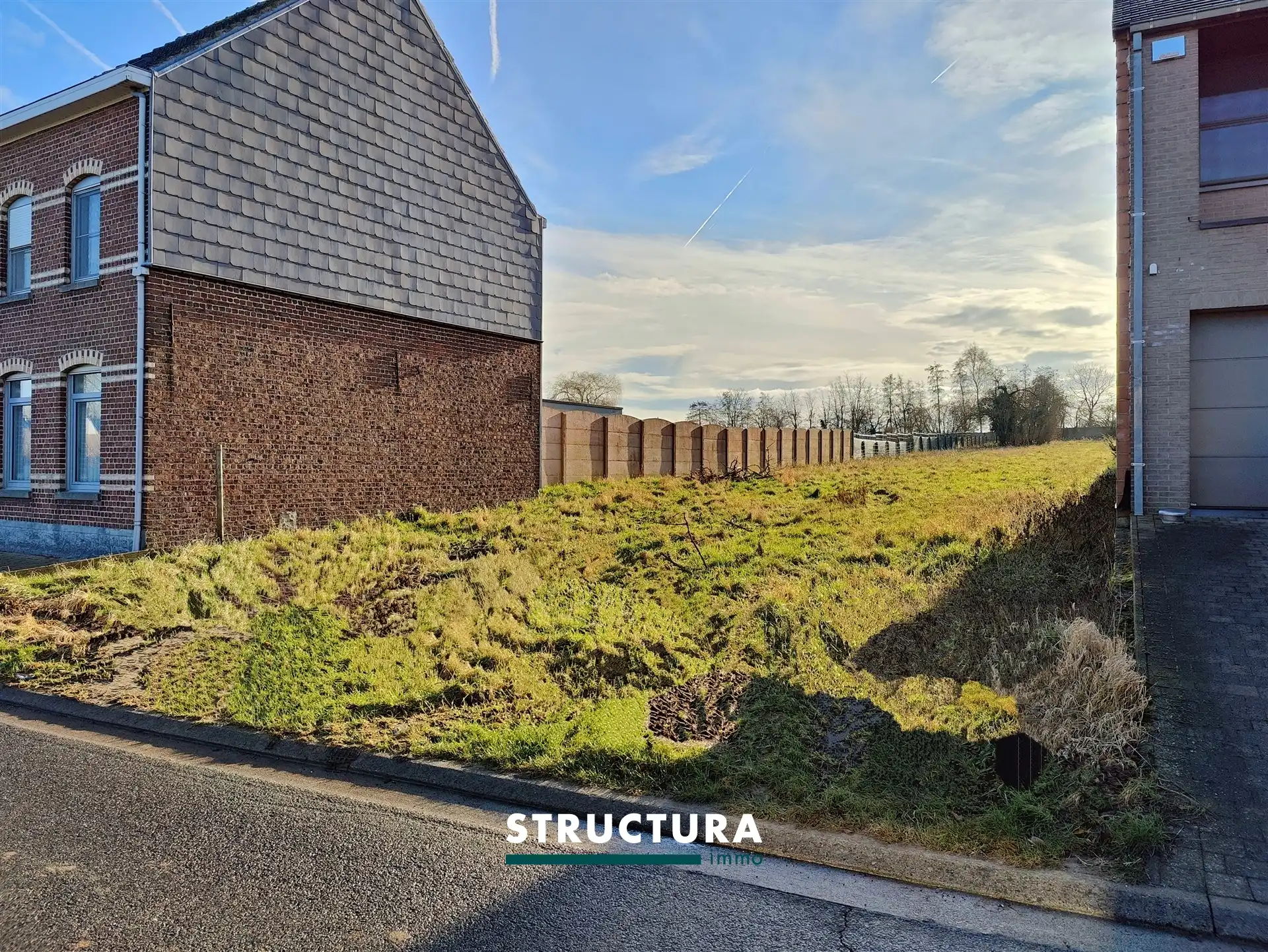 Exclusieve bouwgrond van 16a53ca voor een elegante driegevelwoning nabij Mazenzele foto 7