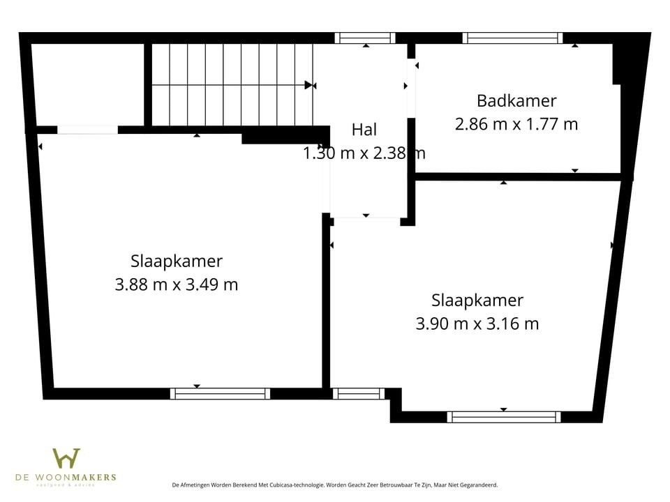 TE RENOVEREN APPARTEMENT MET 2 SLKS IN HET CENTRUM VAN SINT-TRUIDEN foto 21