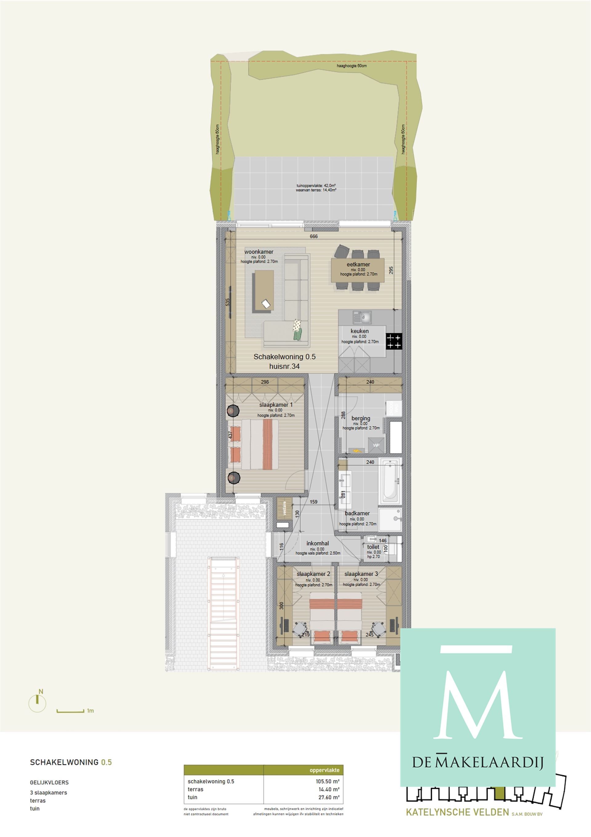 Prachtig nieuwbouwappartement met 3 slaapkamers en tuin foto 5