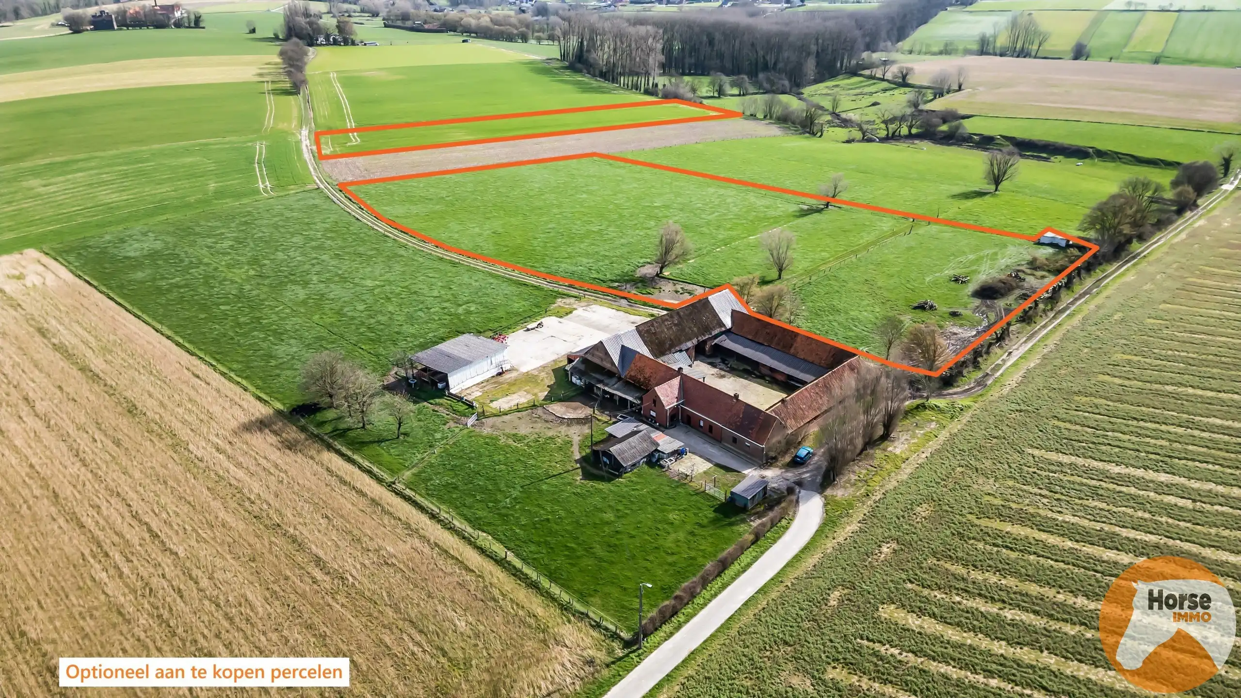 MAARKEDAL - Vierkantshoeve 1,7HA, extra grond mogelijk foto 2