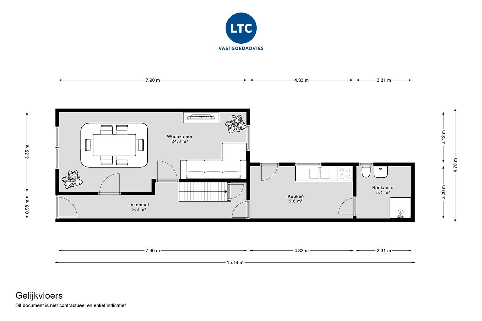Leuke rijwoning met 3 slpks nabij centrum foto 18