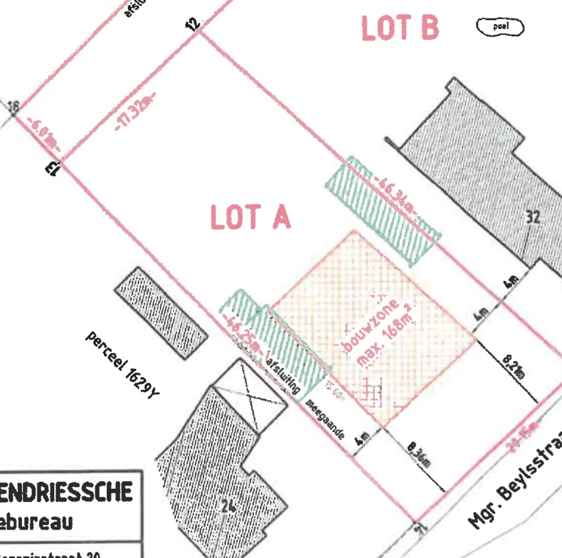 Bouwgrond te koop – 867 m² in rustige straat te Ronse foto 6