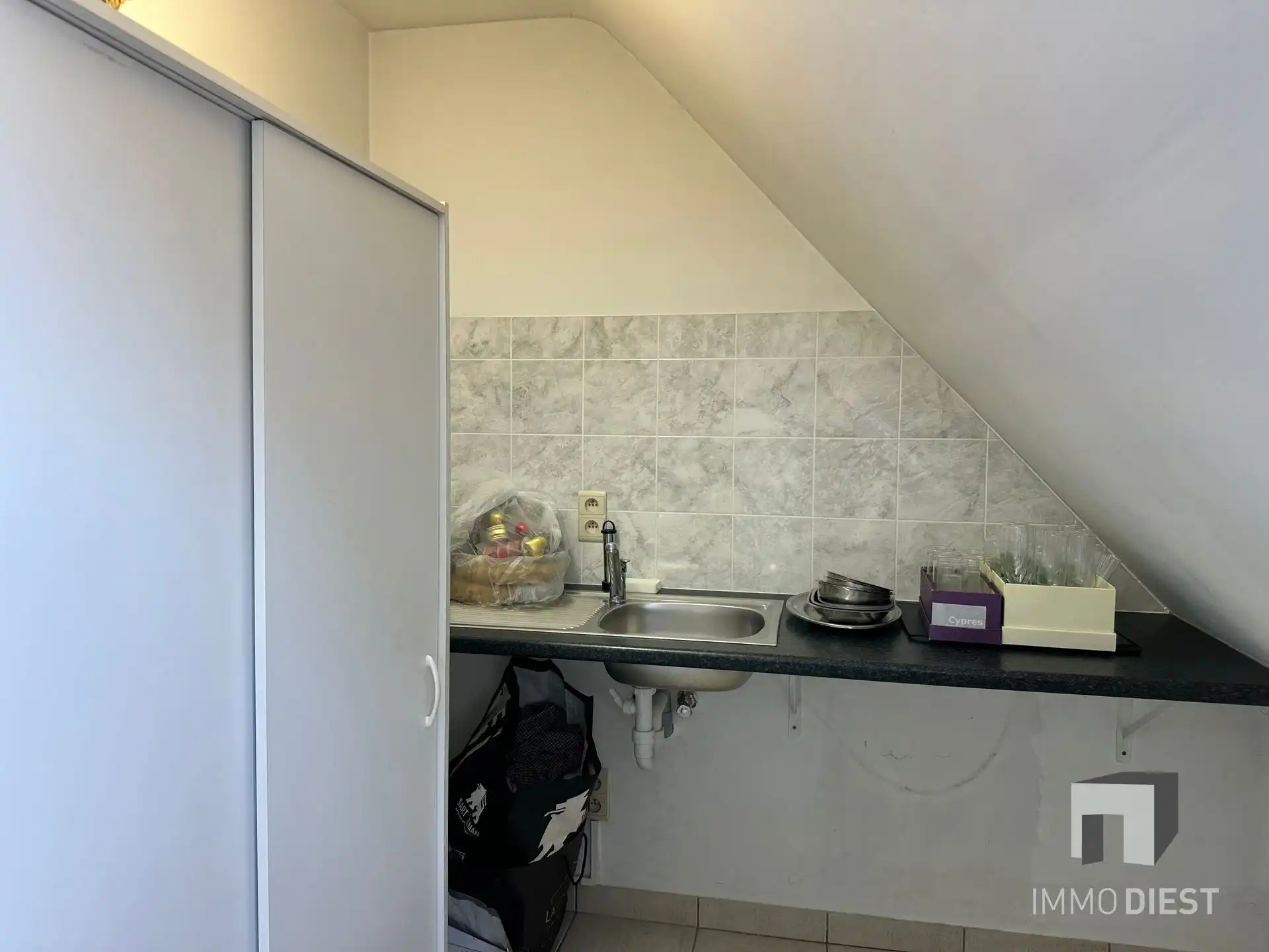Appartement met 2 slaapkamers, terras en parking in centrum Diest foto 18