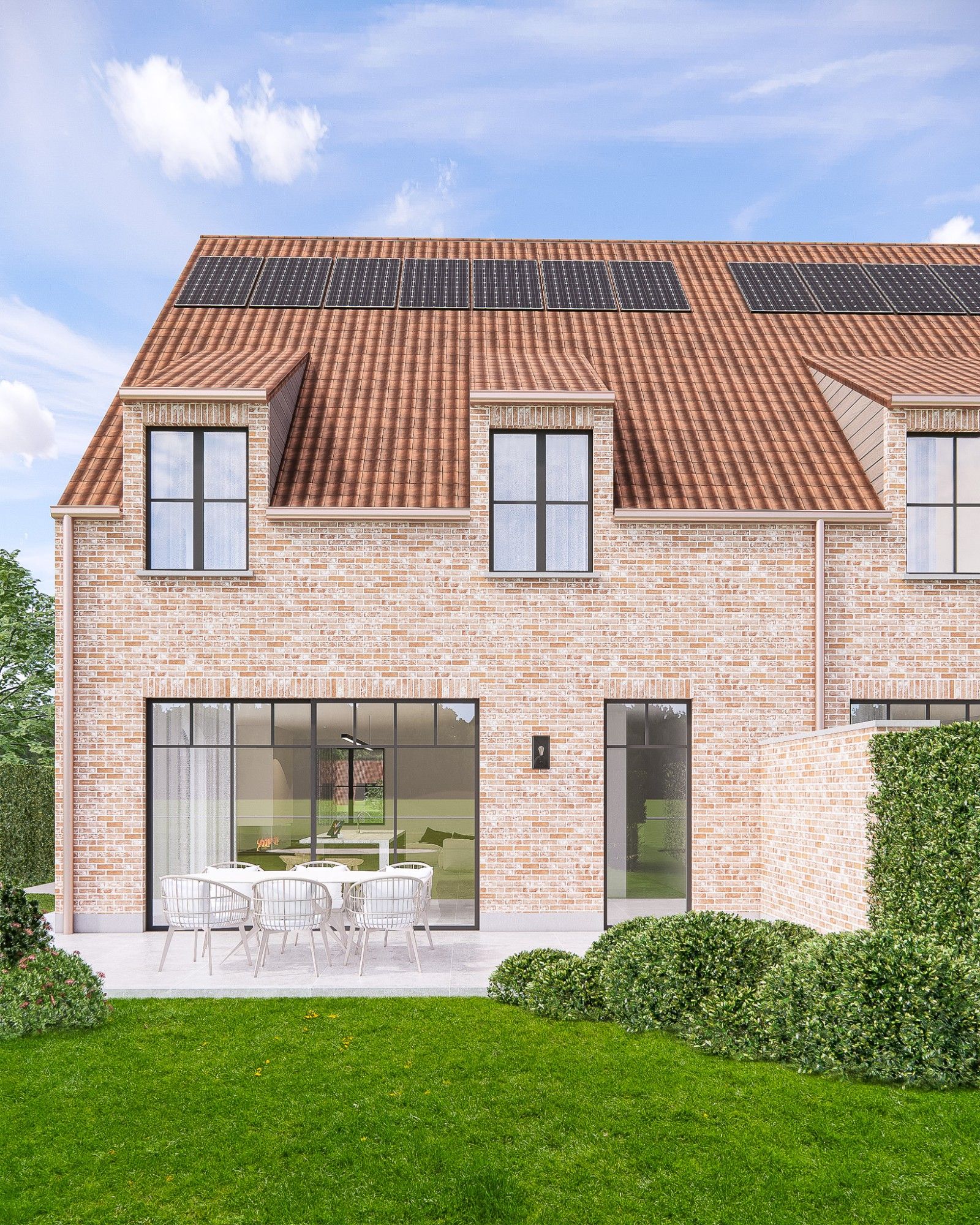 BEN-woning:  Volledig en kwaliteitsvol afgewerkte nieuwbouwwoning in hedendaagse Pastorijstijl - met Zuidgerichte tuin in landelijke omgeving te Beernem foto 8