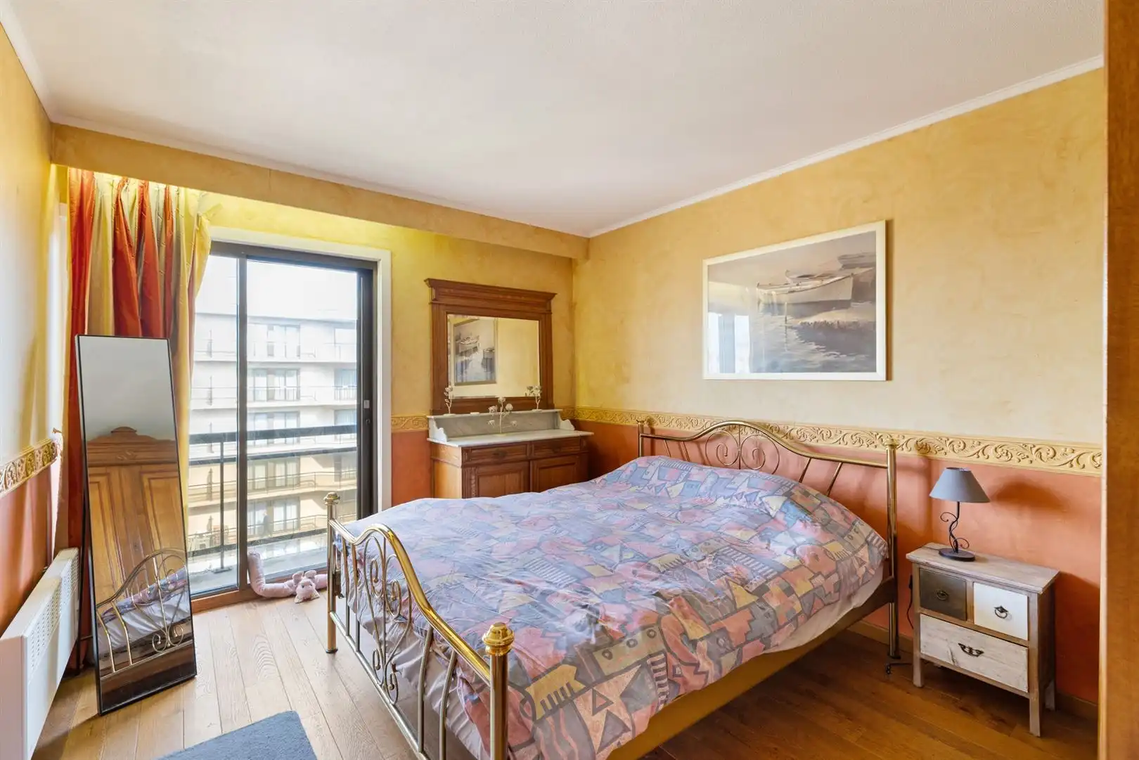 Heel ruim appartement 2 slaapkamers en slaaphoek met zicht op zee foto 13