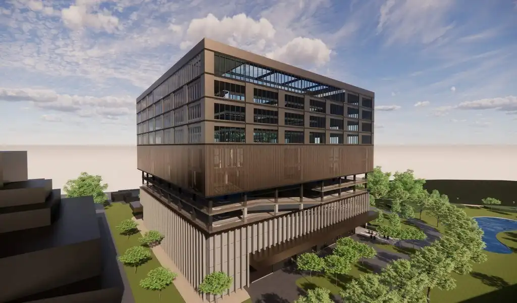 Kantoorruimte te huur in nieuwbouwproject Ouverture tegenover KBC toren te Gent foto 17