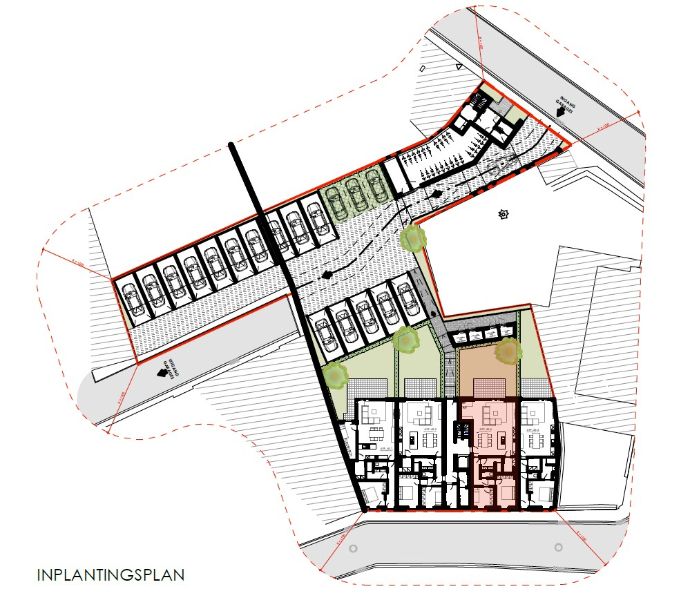 Gelijkvloers appartement met terras en tuin. foto 3