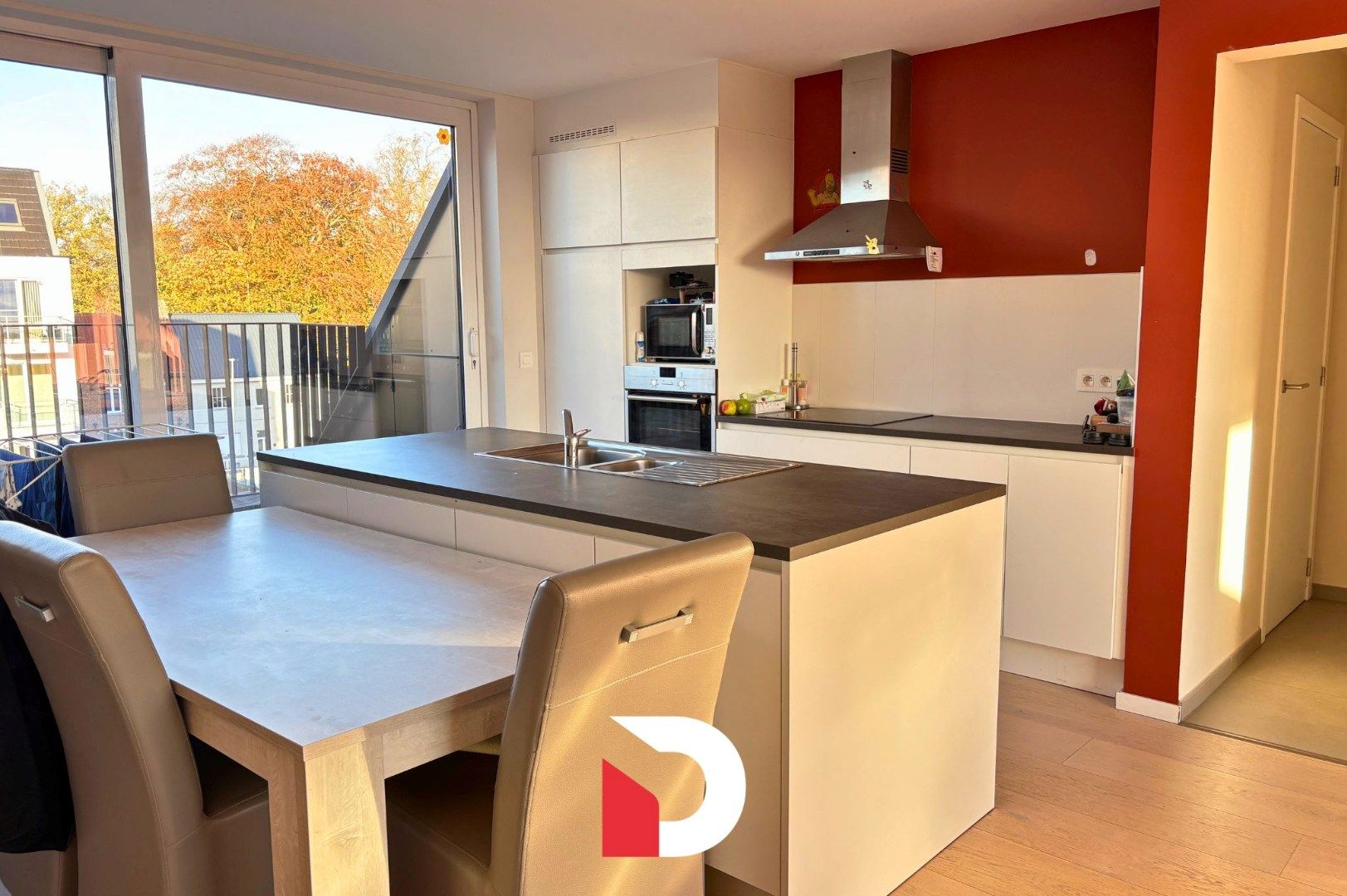 Duplex appartement met ruime terrassen en 2 slaapkamers te Beernem foto 5