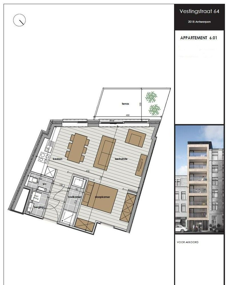 Trendy open space appartement - 52 m² - terras 9 m² foto 20