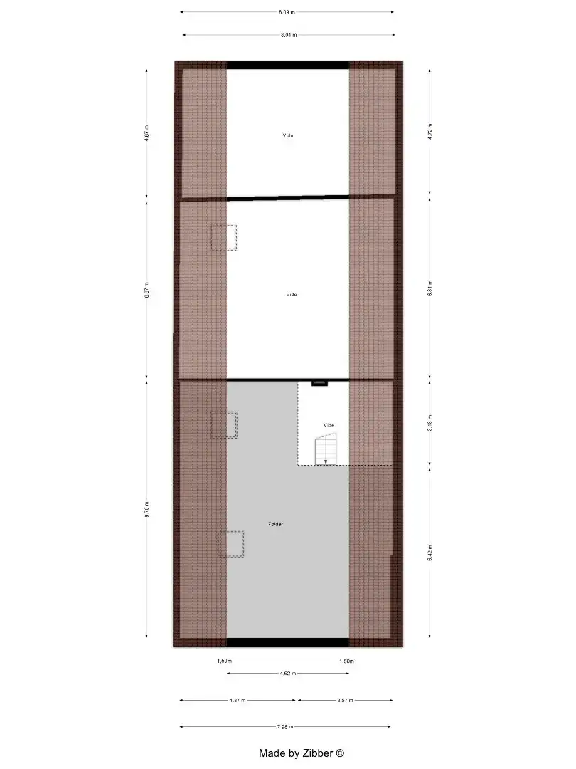 Mogelijkheid te splitsen in 2 woningen - Half open bebouwing (hoeve) met 5 slaapkamers, tuin, terras en zeer ruime garage in Oorbeek (Tienen)! – EPC 730 kWh/m²  foto 32