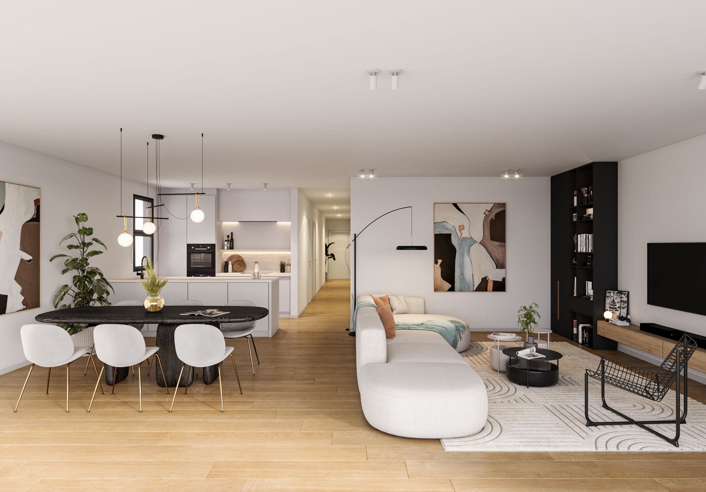 Prachtige nieuwbouw penthouse met twee slaapkamers en bureau ! foto 3