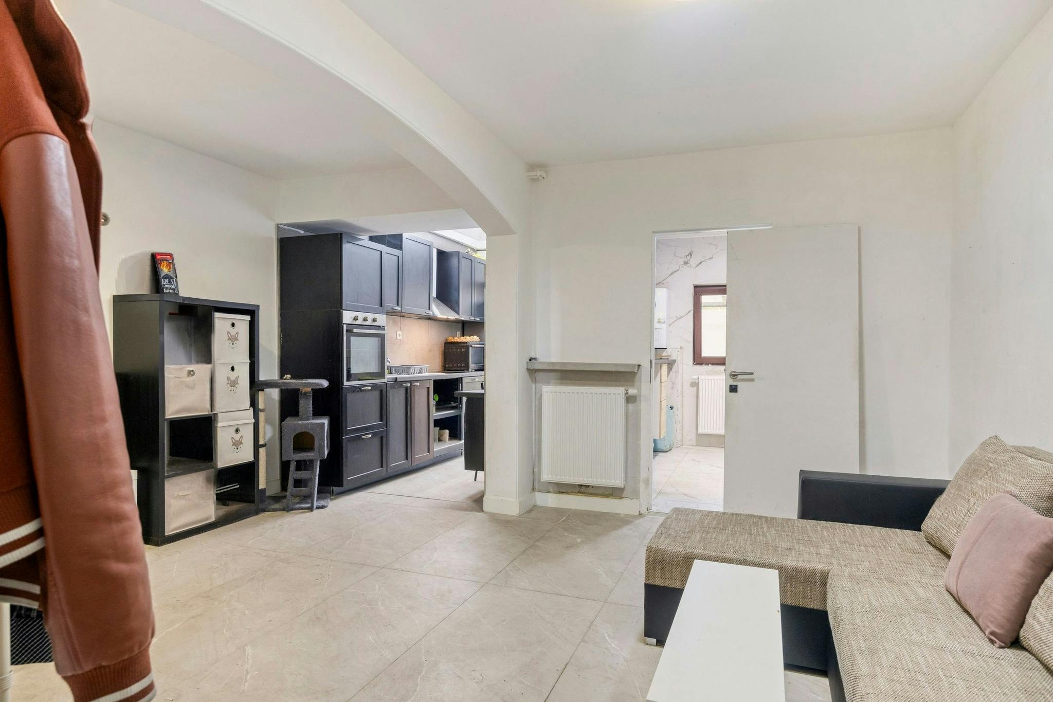 Gelijkvloersappartement met 1 slaapkamer en tuin te koop in Hoboken foto 3