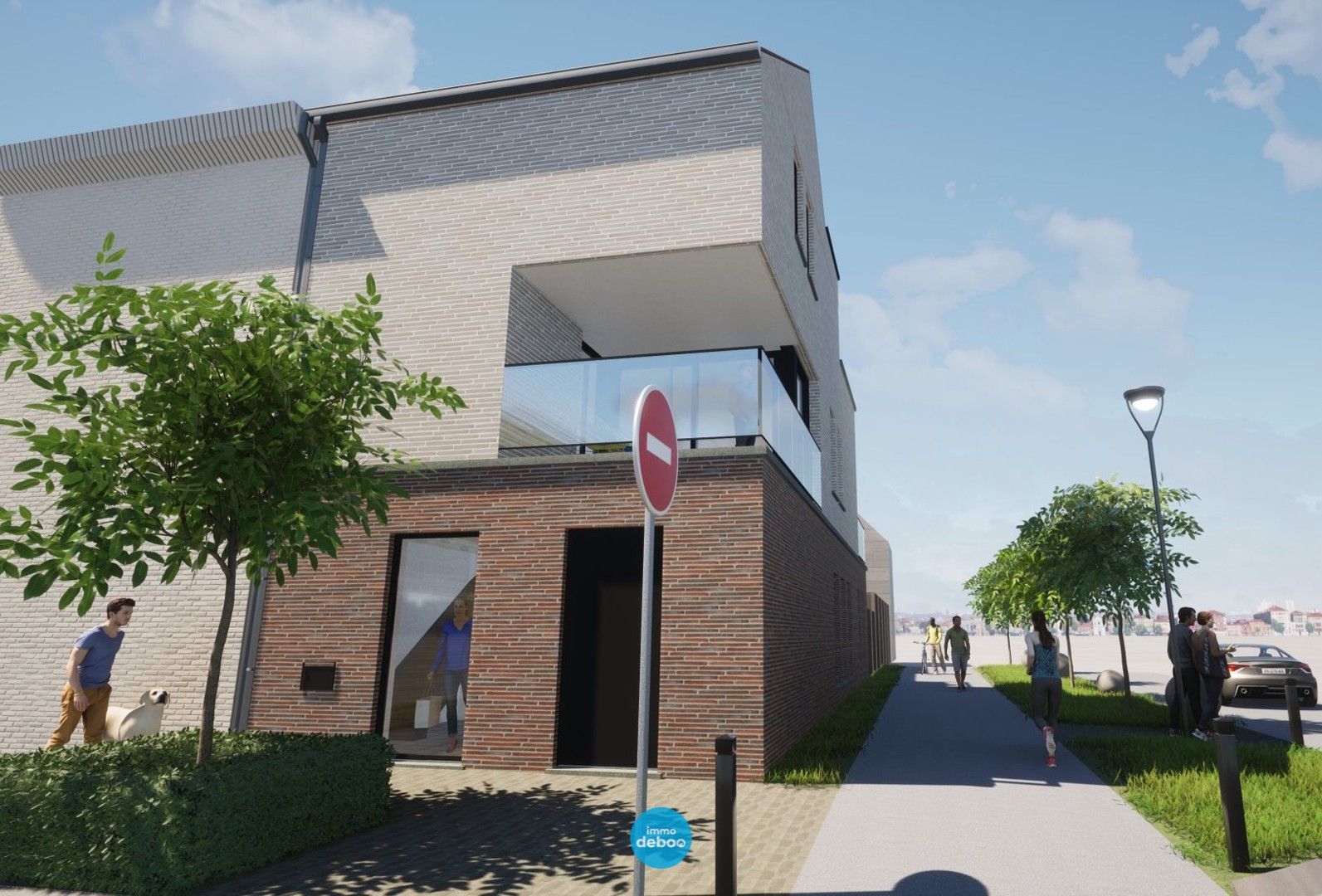 Bouwgrond met bouwvergunning voor halfopen kangoeroewoning vlakbij zee foto 7