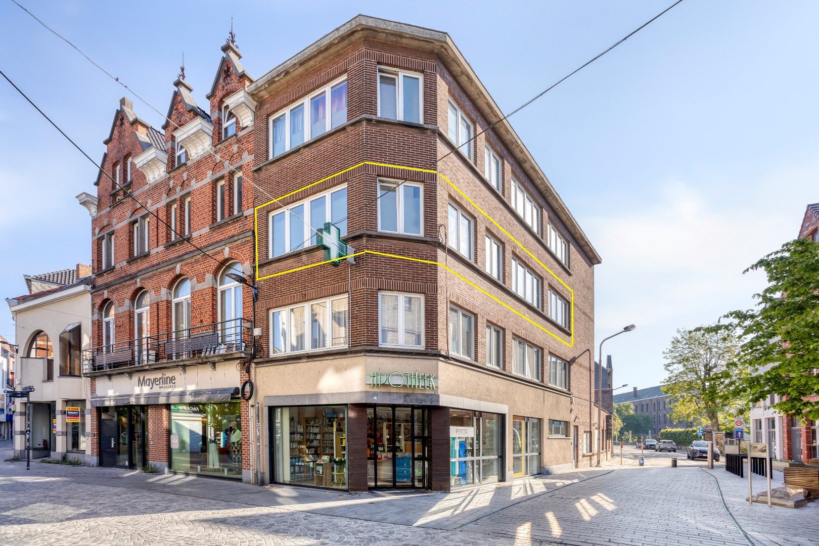 Appartement te huur centrum Halle met 2 slaapkamers foto {{pictureIndex}}