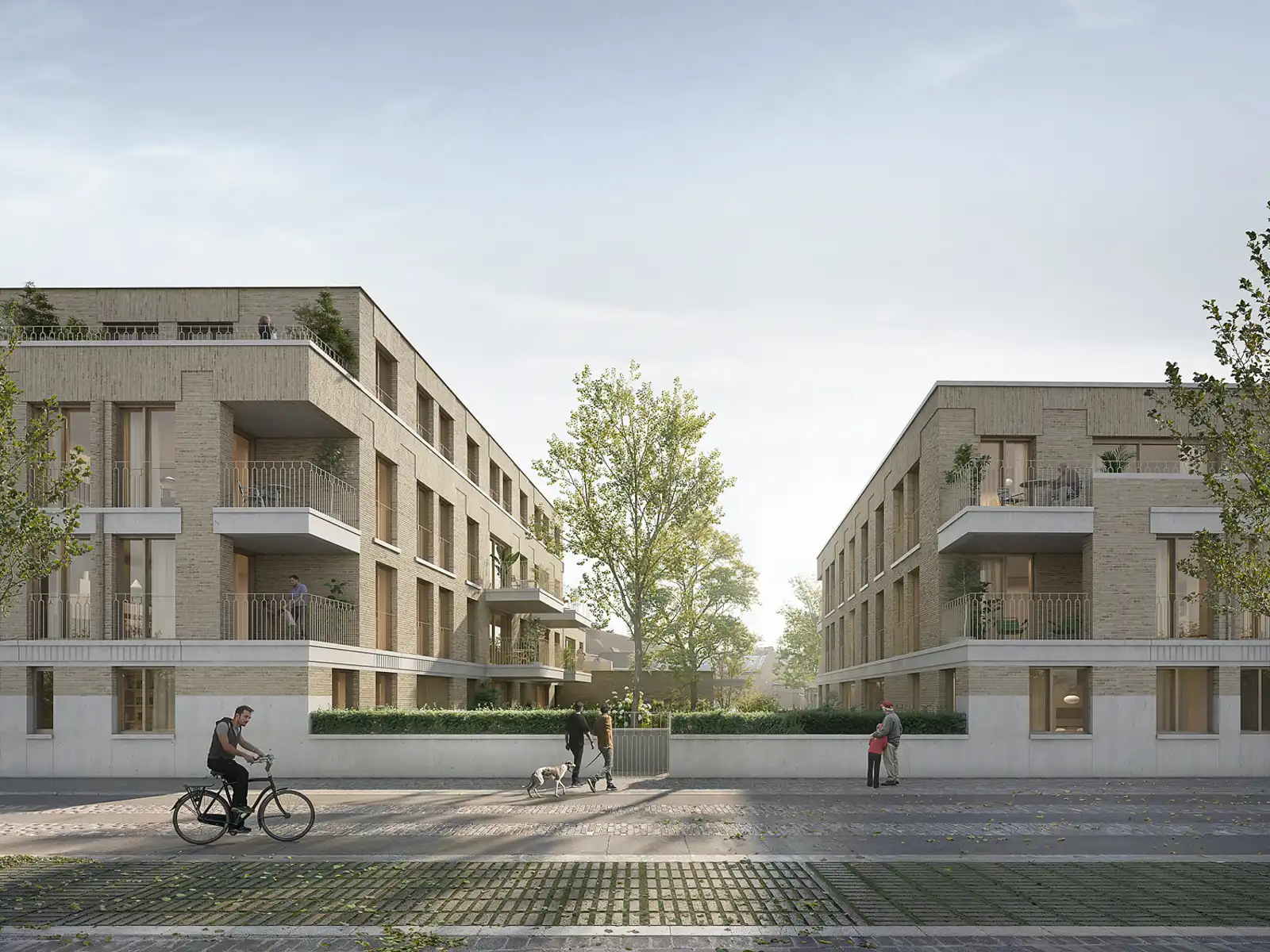 Stijlvolle nieuwbouwappartementen in hartje Waregem foto {{pictureIndex}}