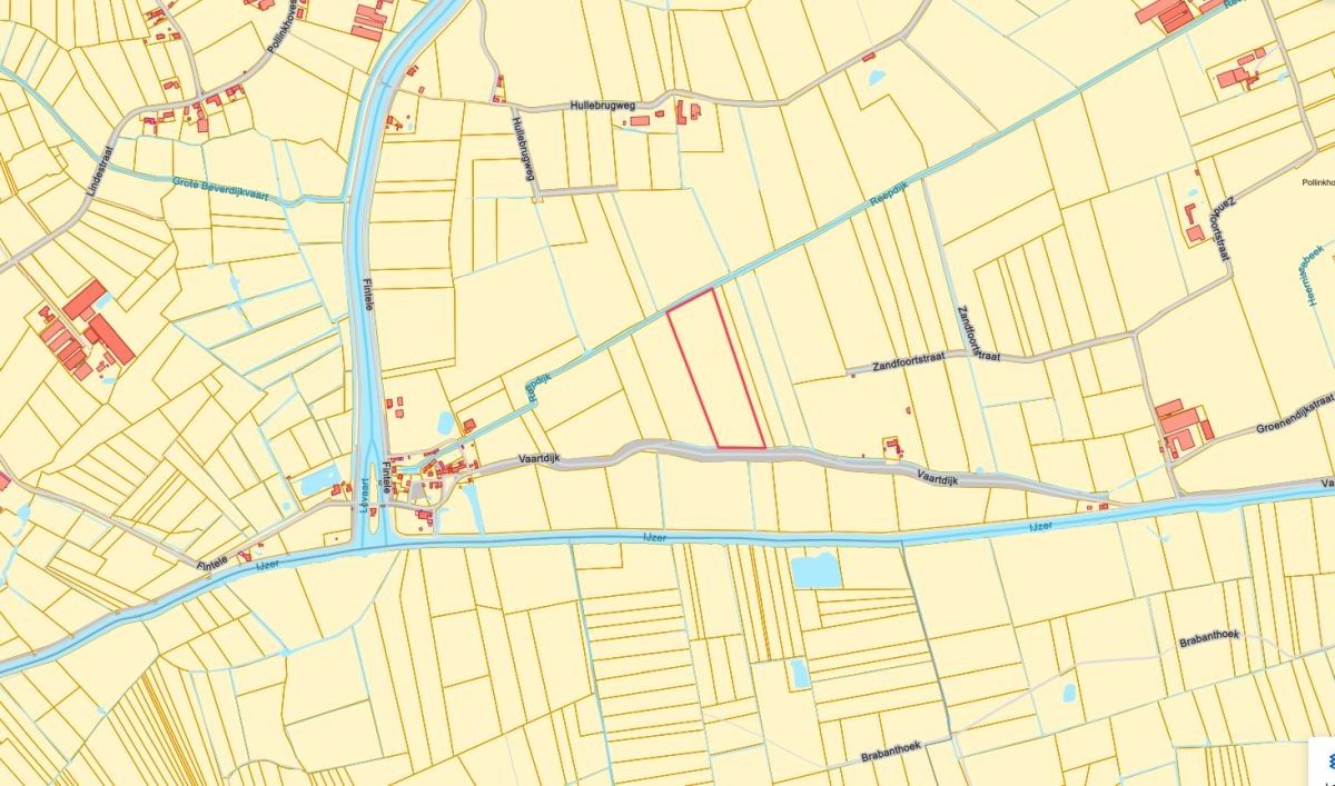 Mooi stuk landbouwgrond (momenteel weide) te koop te Pollinkhove foto 2