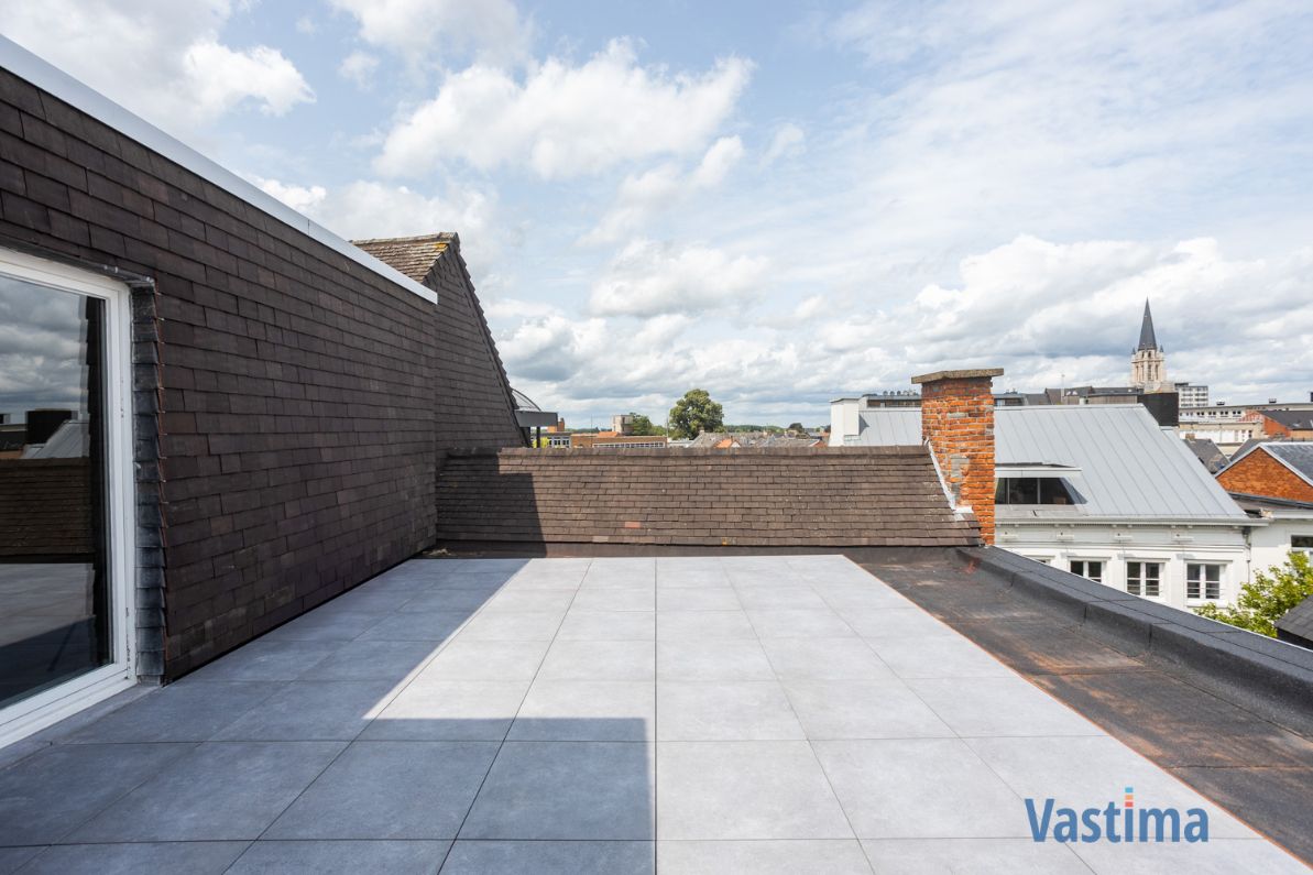 Penthouse met twee terrassen en panoramisch uitzicht over Aalst foto 7