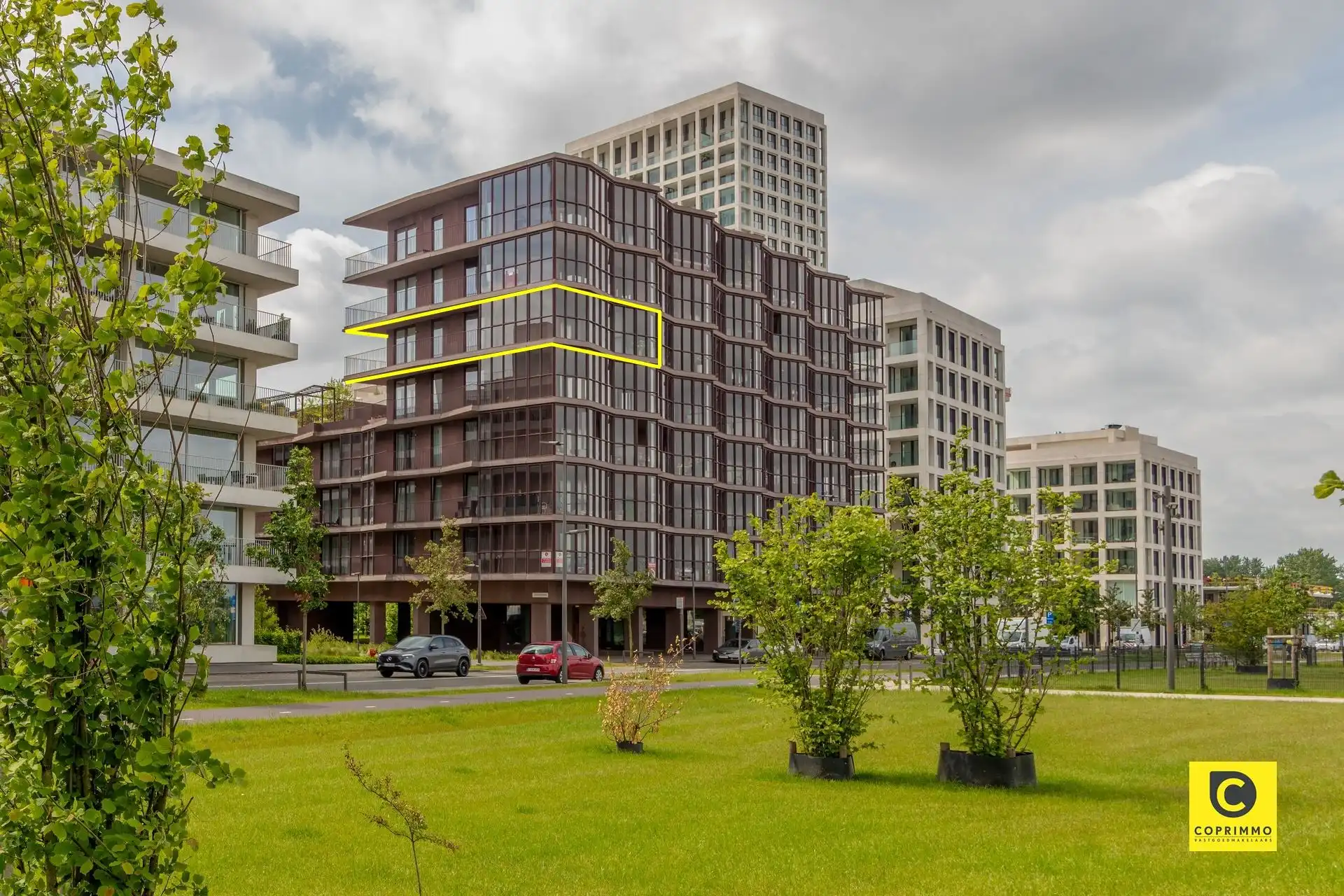 Nieuwbouw 1 slpk app met riante terrassen & Scheldezicht te Nieuw Zuid! foto 3