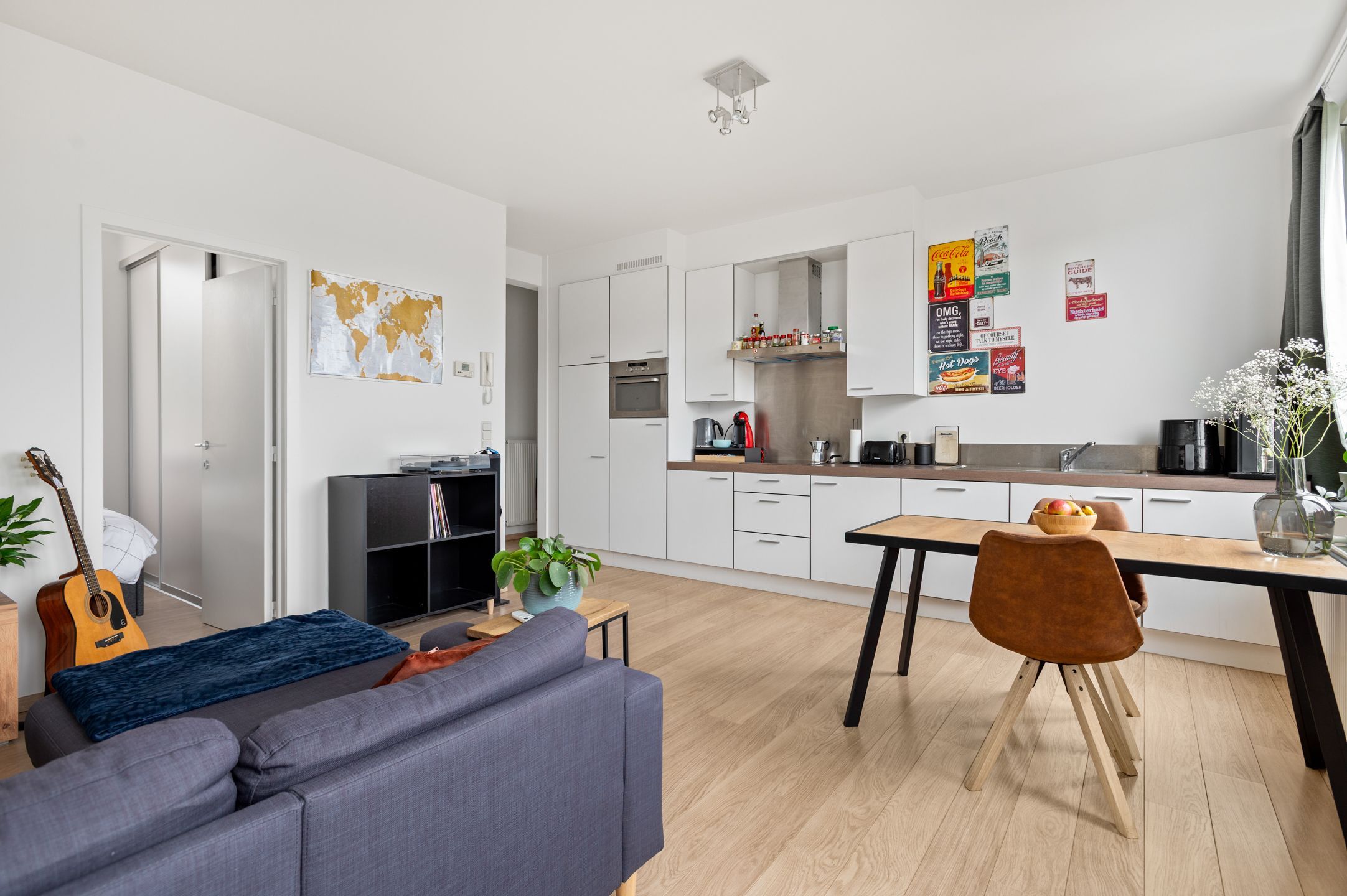 Hip éénslaapkamer appartement mét garage en kelderberging te huur! foto 5