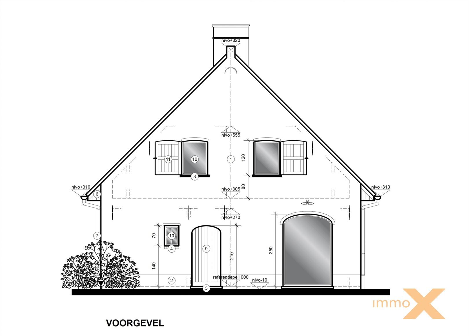 AF TE BREKEN HOEVE MET BOUWPLANNEN VILLA-GGE-ZWEMBAD foto 8