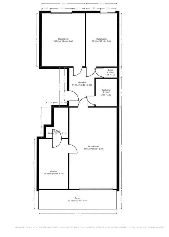 Zeer ruim appartement in groene omgeving foto 12