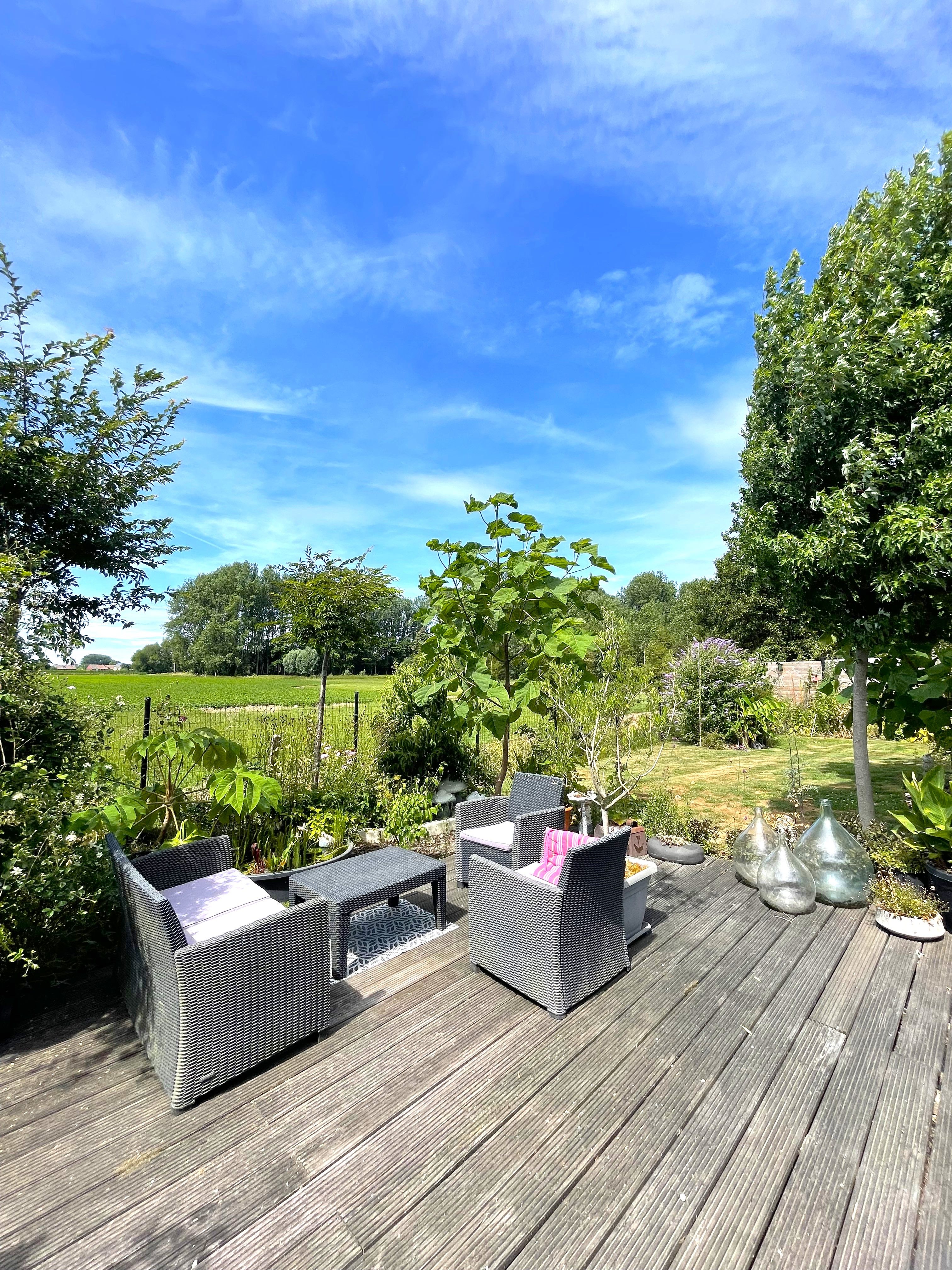 Open bebouwing met zicht op velden - 3 slpkm - terras - tuin foto 16