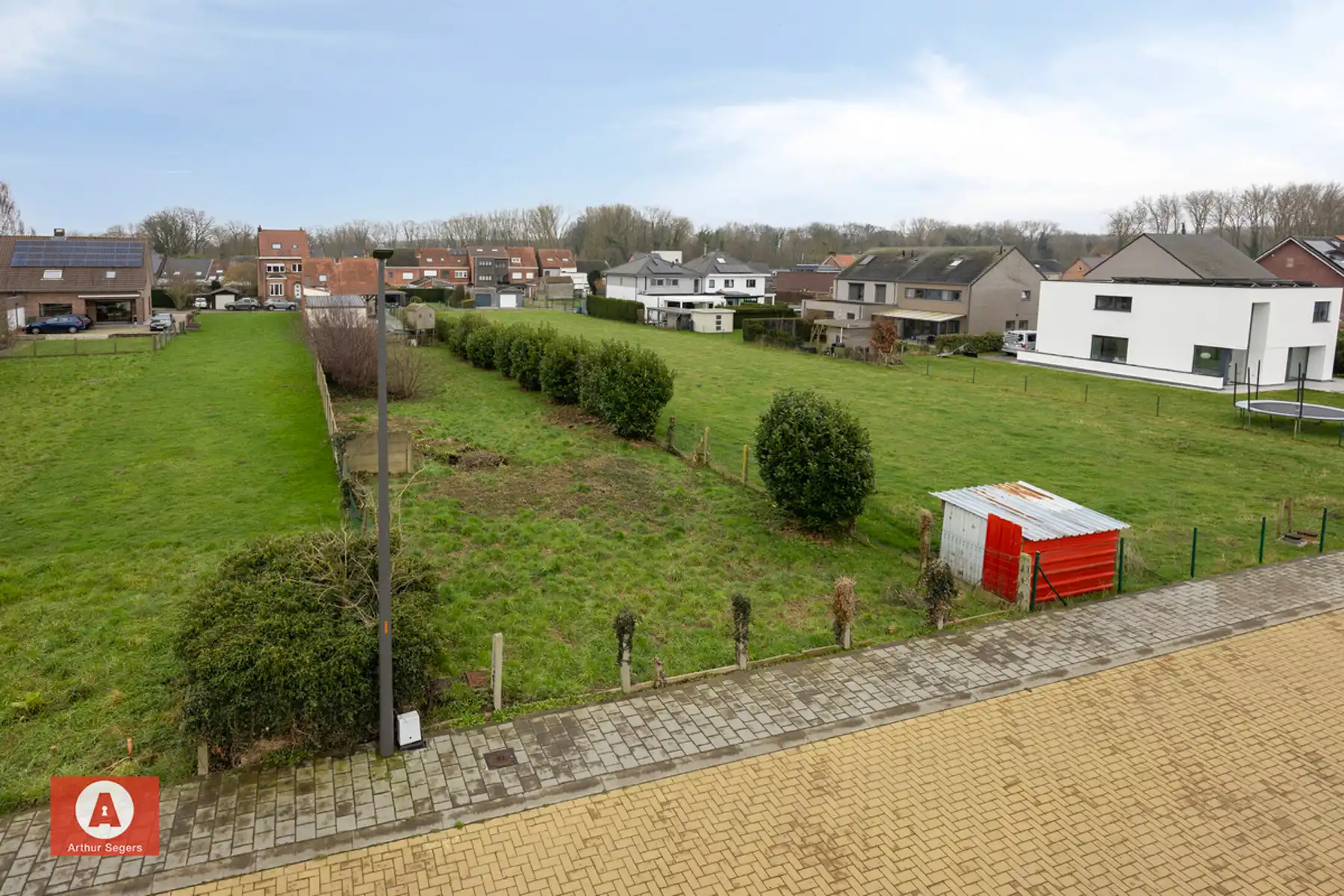Zéér rustig gelegen bouwgrond in nieuwe verkaveling te Imde foto 3