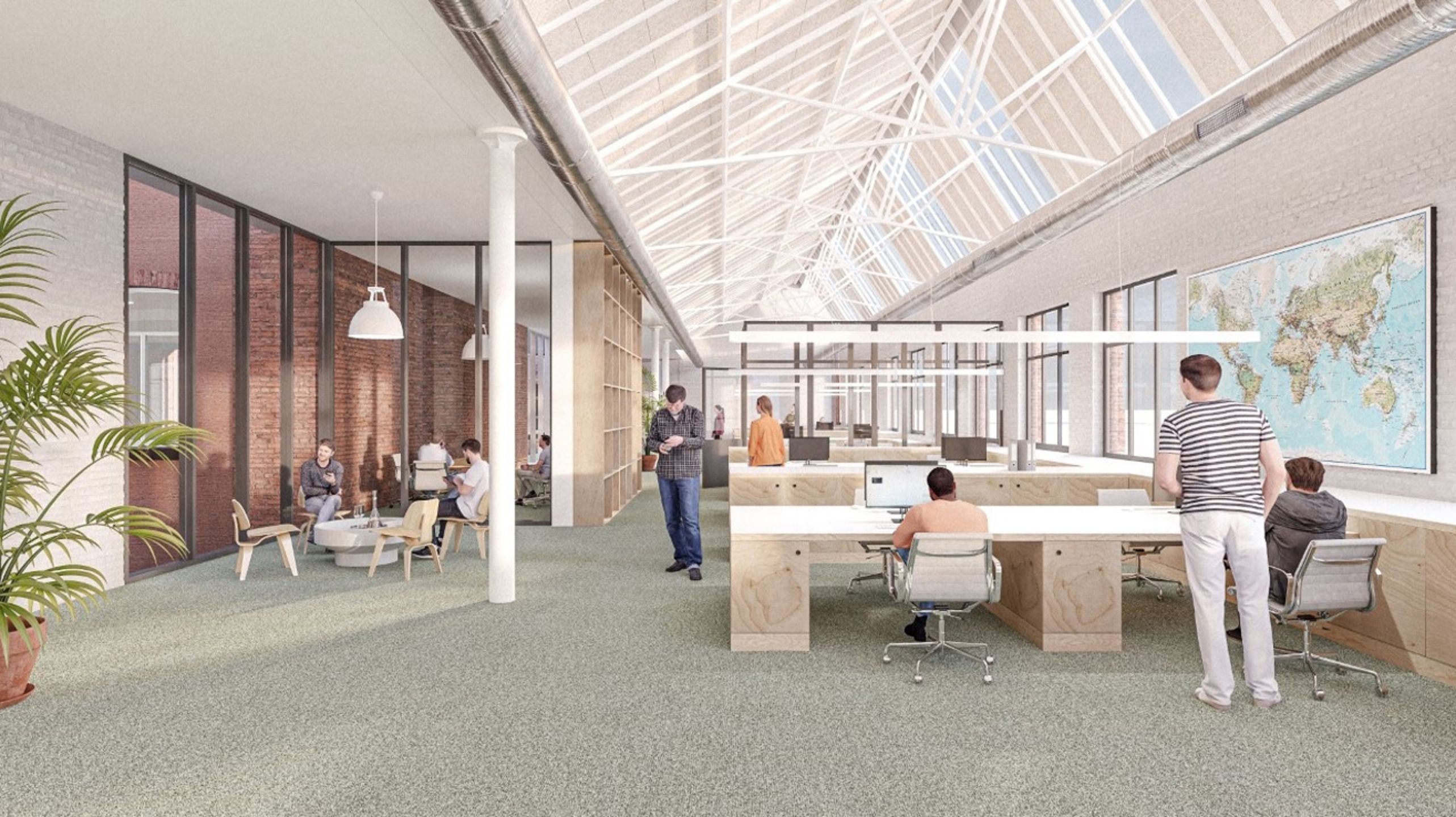 Mechelen-Zuid: moderne kantoren  1.750 m² in historisch pand foto 6