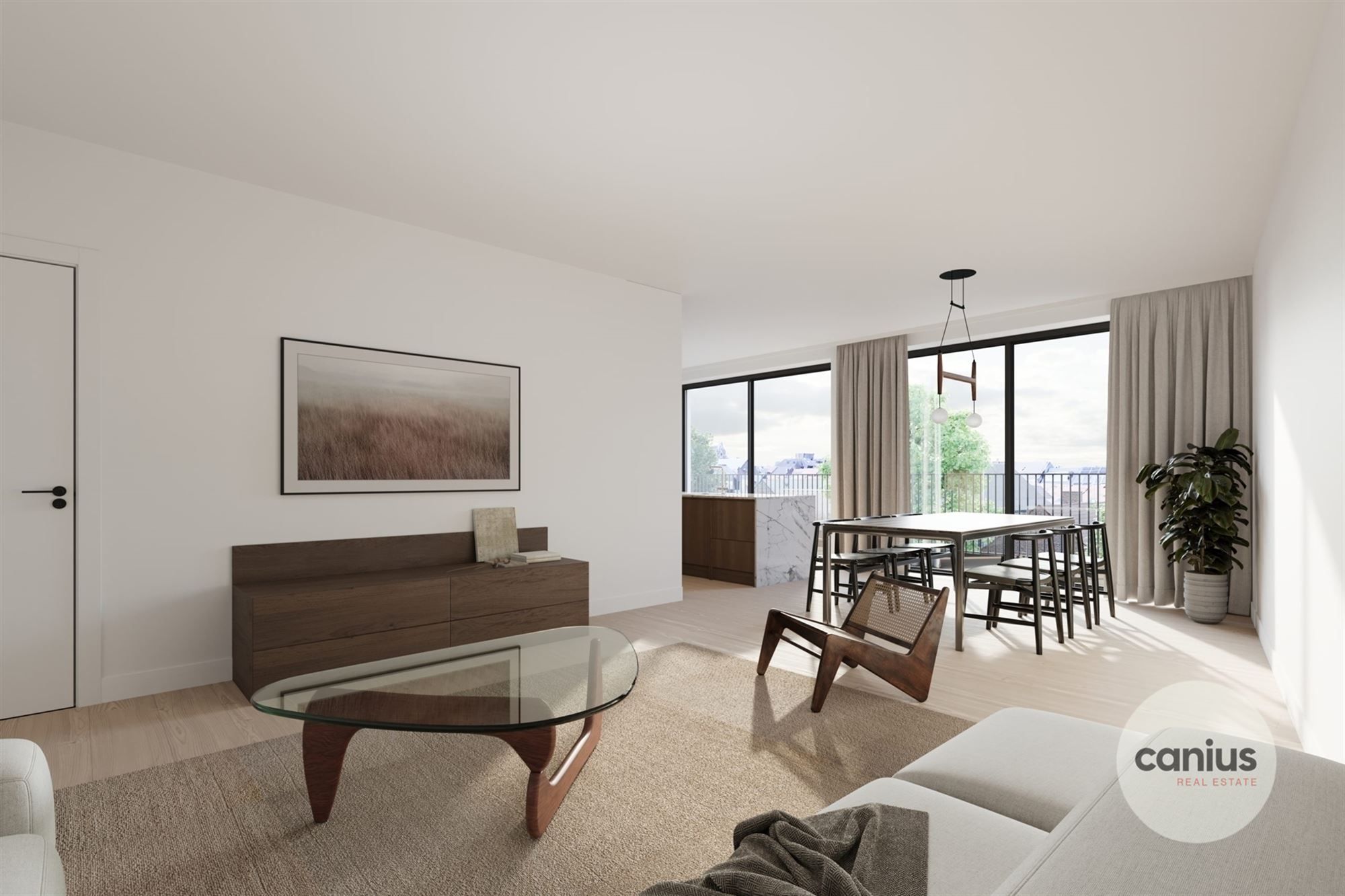 RUIM APP. MET 3 SLPKS EN TERRAS foto {{pictureIndex}}