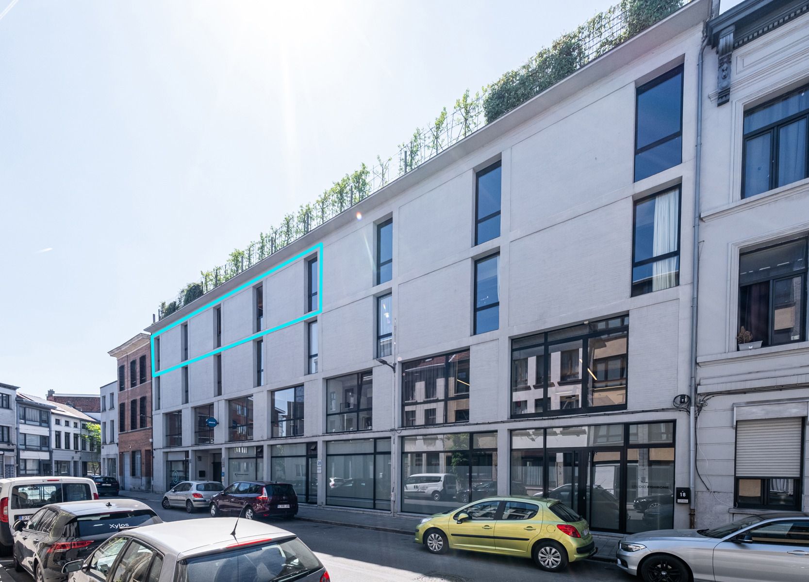 Loft met 2 slaapkamers en mega terras in Zurenborg foto 14