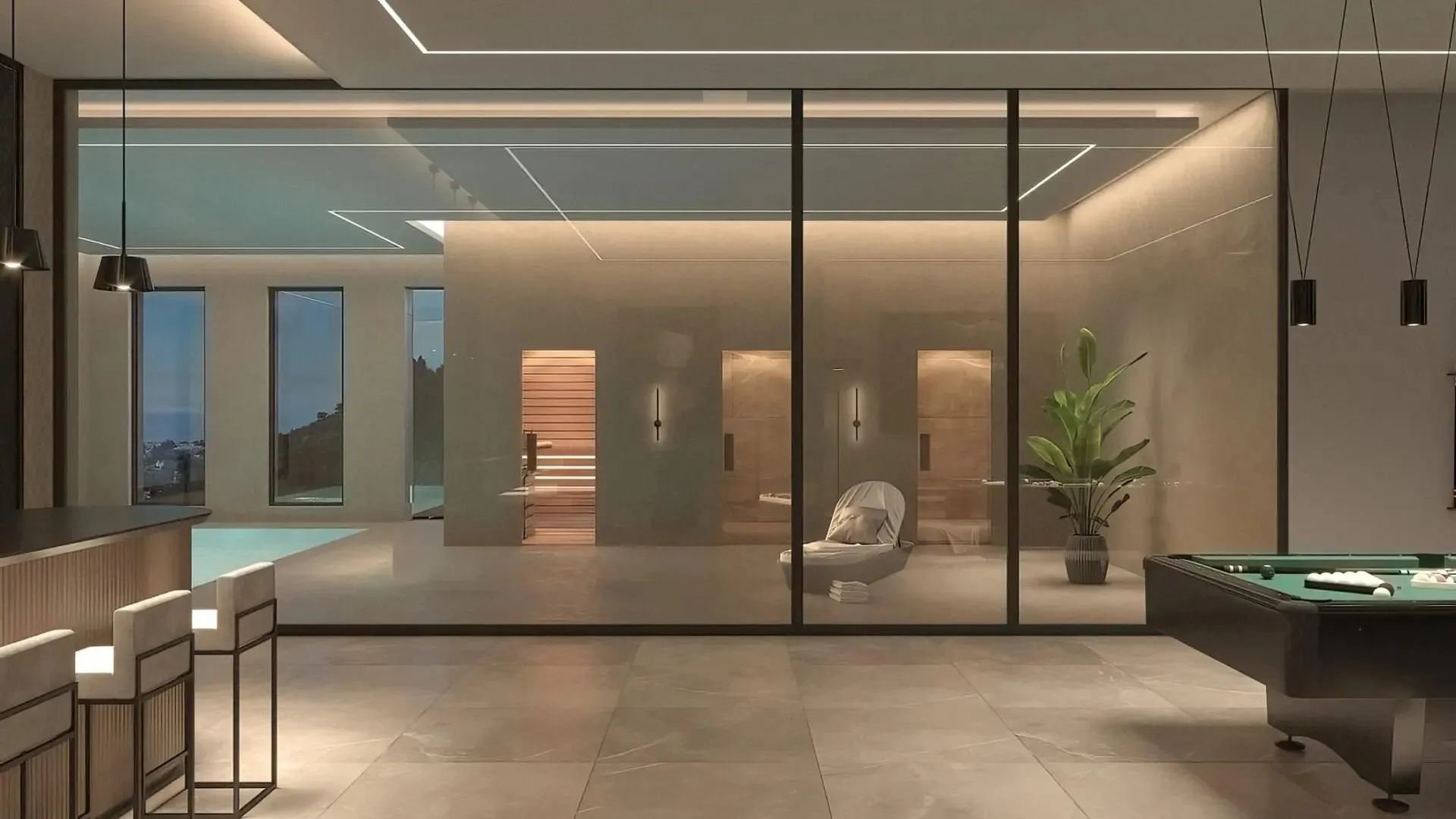Architectonisch meesterwerk in Benahavís – luxe nieuwbouwvilla met panoramisch zeezicht en privé spa foto 14