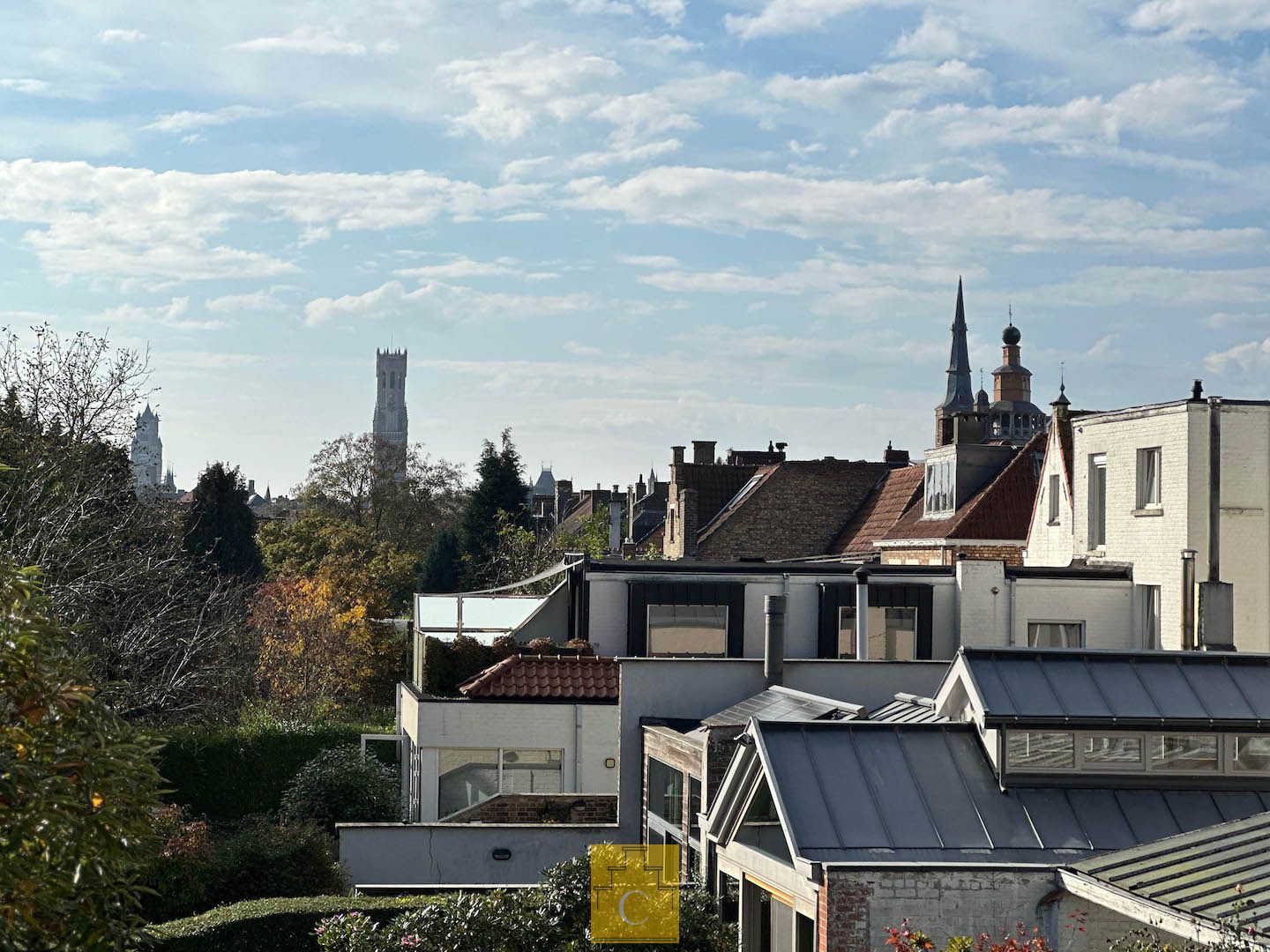 riante stadsvilla in Knokse stijl met grote garage, diverse terrassen en sublieme tuin, zicht op de Molens en alle Brugse torens, grondoppervlakte 655 m2 foto 38