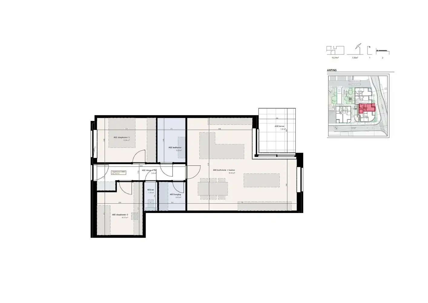 Appartement met 2 slaapkamers foto 3