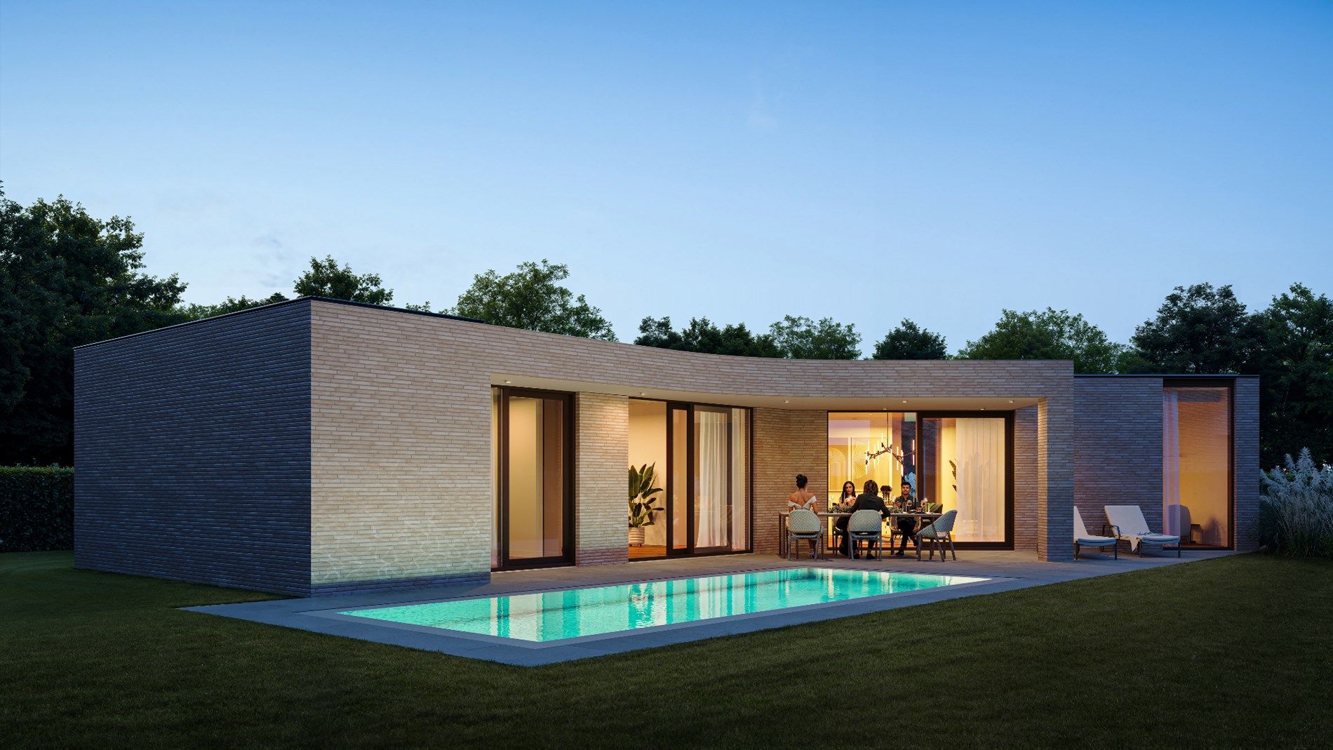 Prachtige villa met zwembad in Sint-Idesbald foto {{pictureIndex}}