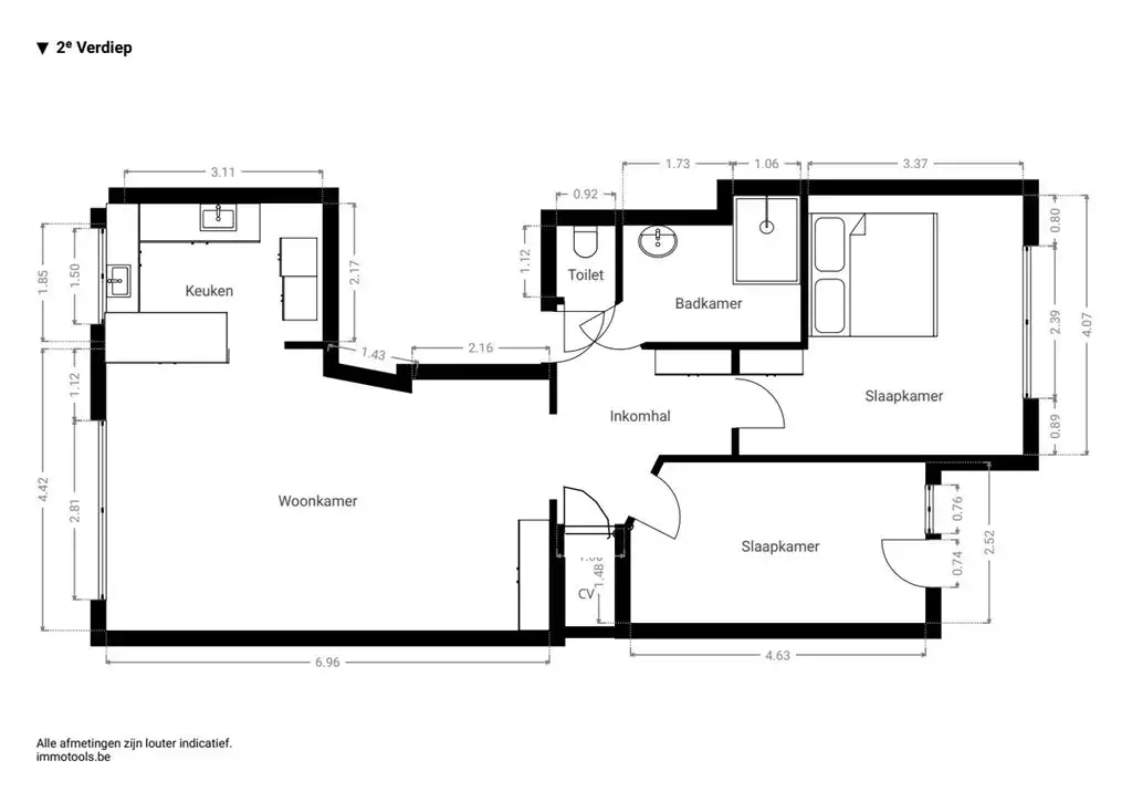 Hoogwaardig gerenoveerd appartement foto 12