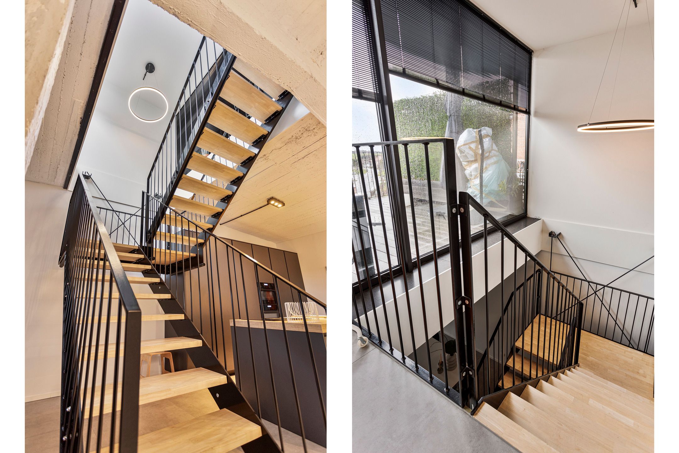 Unieke industriële loft met een slaapkamer. foto 8