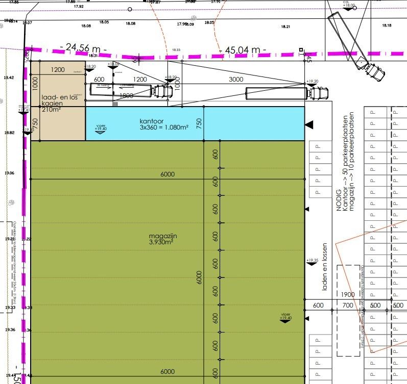 Logistieke bedrijfshal - 4140m² - met mogelijkheid tot 1080m² kantoren. Superligging! foto 2