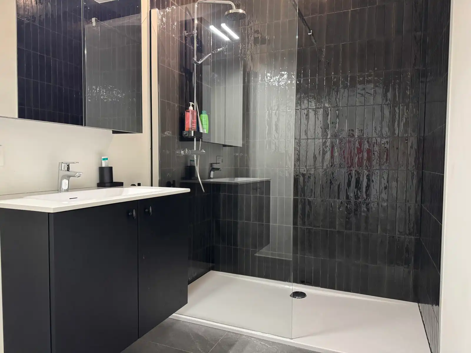 Berchem: Nieuwbouw gelijkvloers één slpk app.+ terras + P foto 8