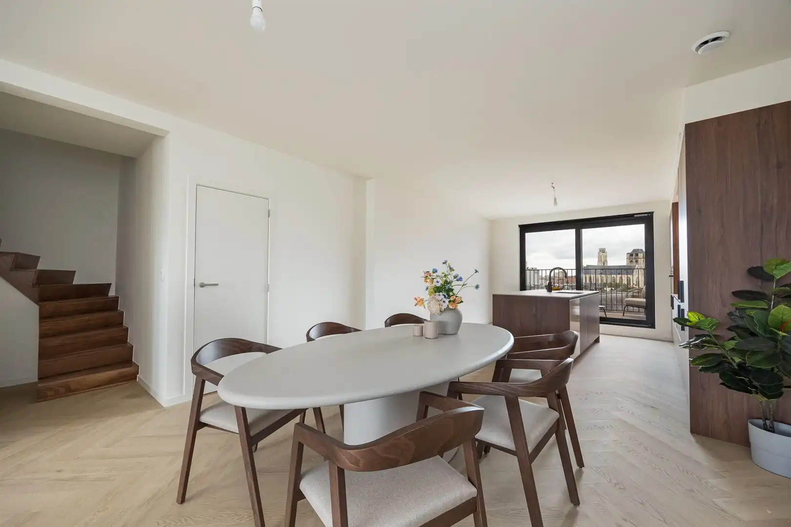 Volledige nieuw duplexappartement bovenop Art-Deco-gebouw foto 12