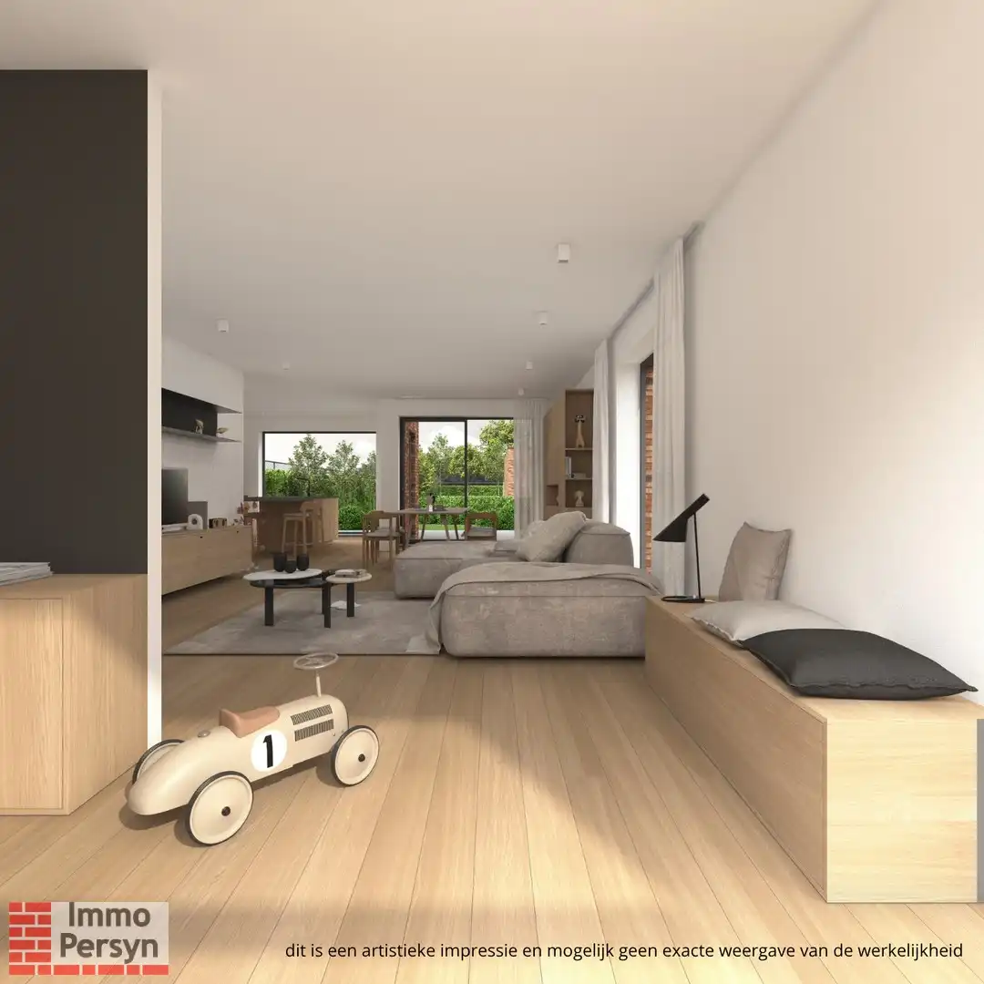 Instapklare halfopen bebouwing met 3 slaapkamers in groene omgeving foto 2