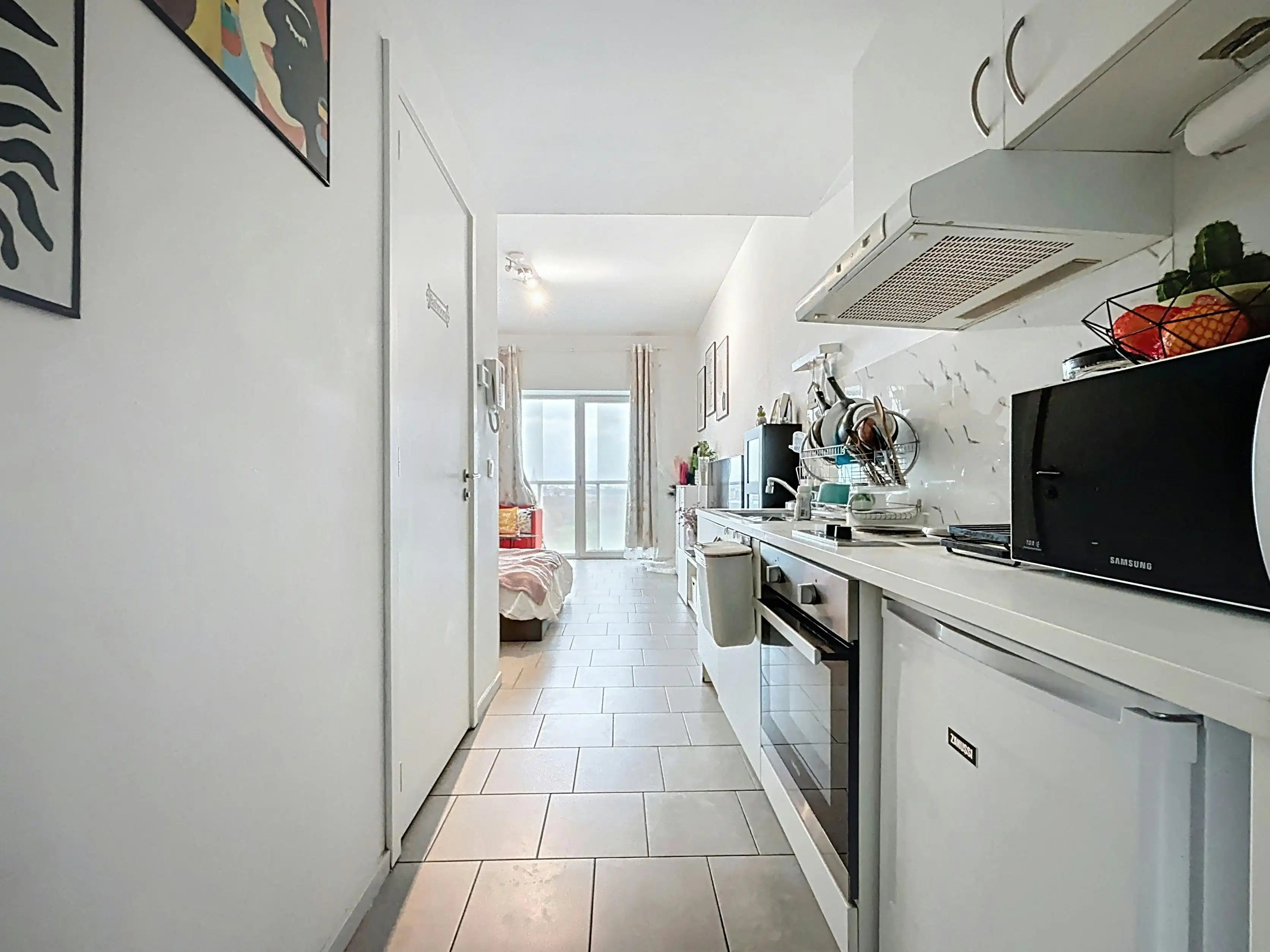 Instapklare Studio met terras te koop in de Parktoren Antwerpen foto 3