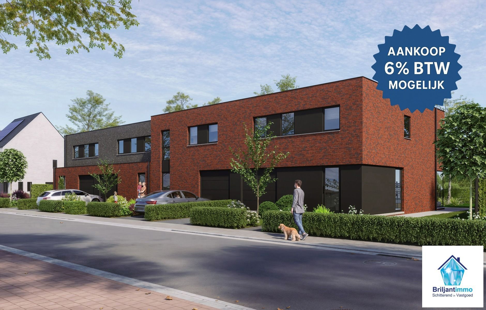 NIEUW te bouwen HOB in -rode gelijmde gevelsteen  foto 7