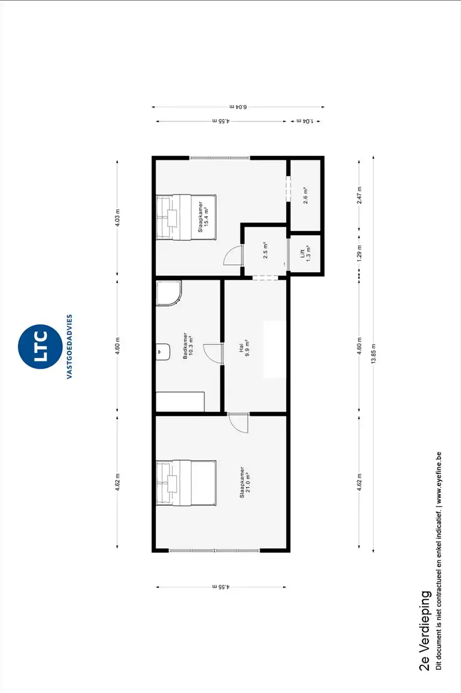 Te renoveren bel-étagewoning op topligging in het centrum van Tienen foto 29