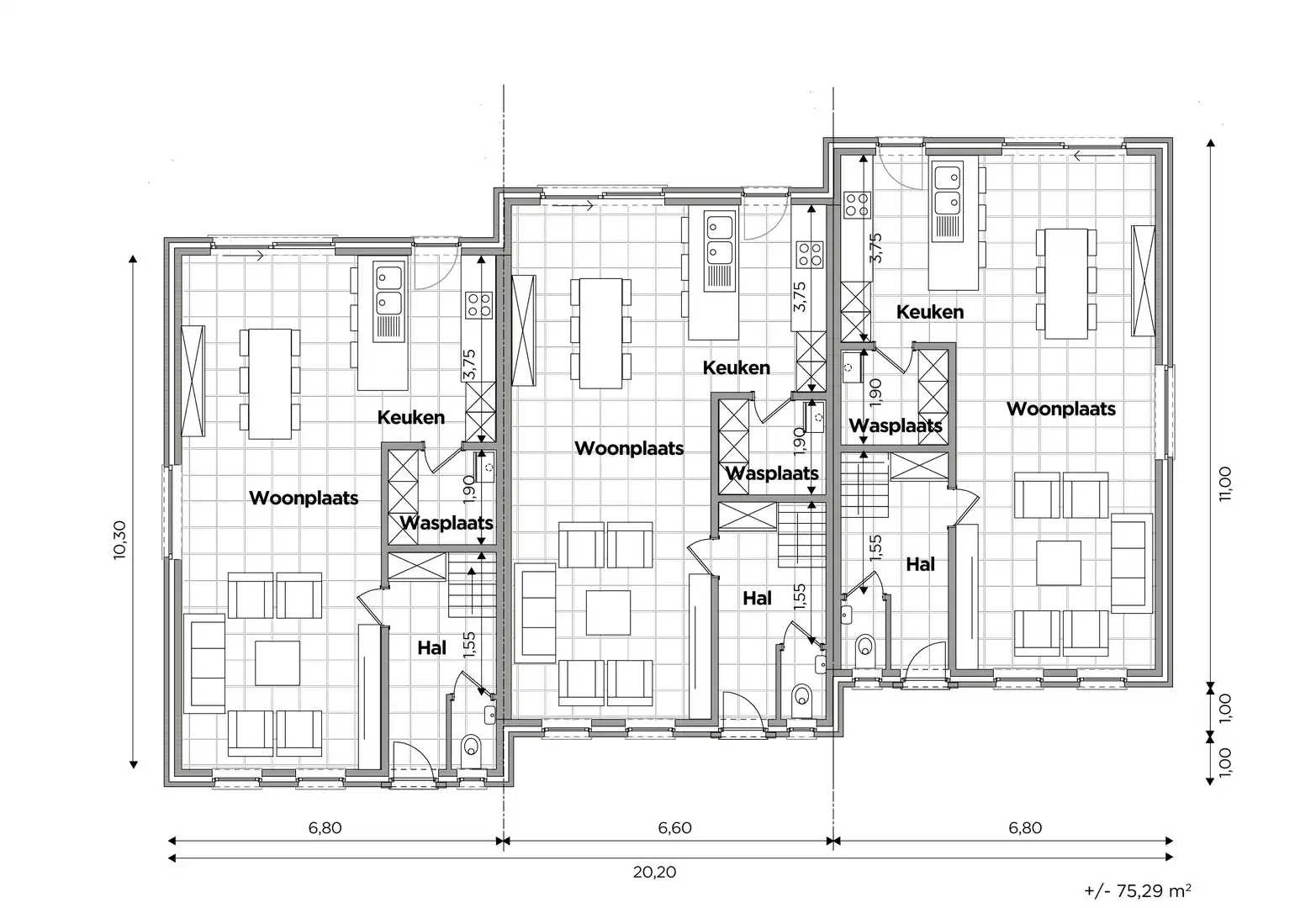 Projectgrond te koop van 1422m² bij dorpscentrum in Bottelare foto 18