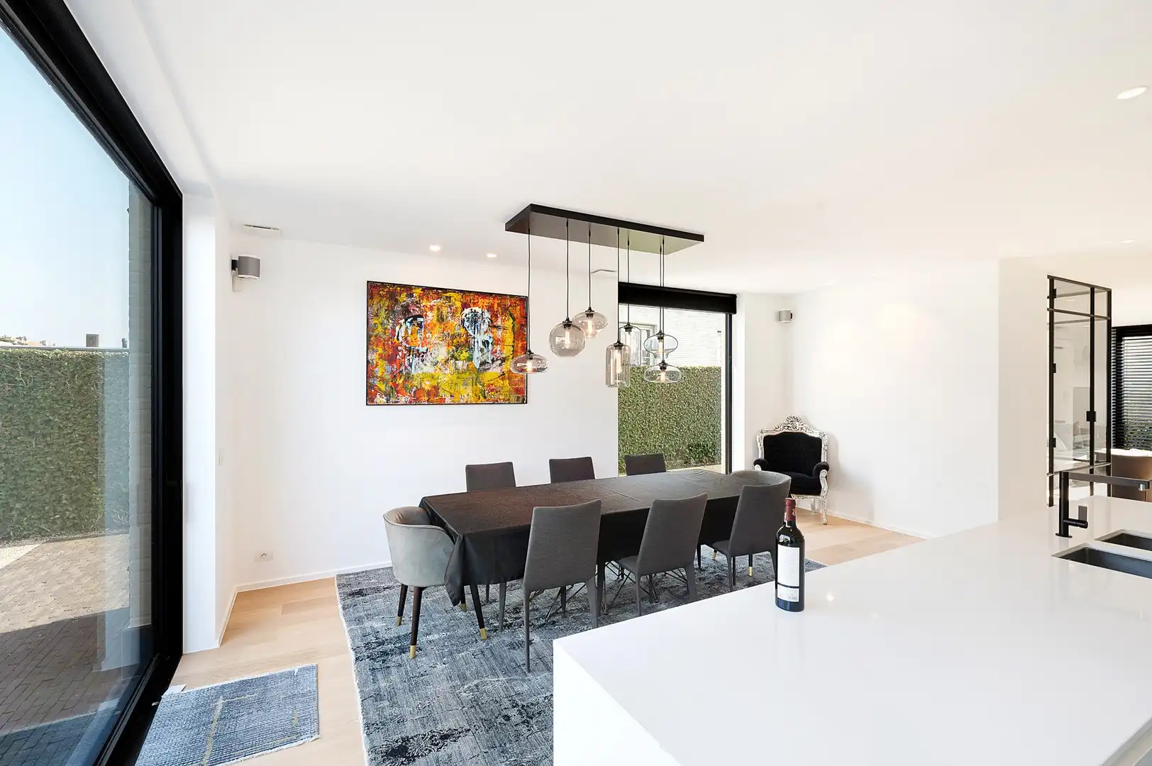 Hedendaagse, recente koppelwoonst centraal gelegen te oud-Knokke. foto 13