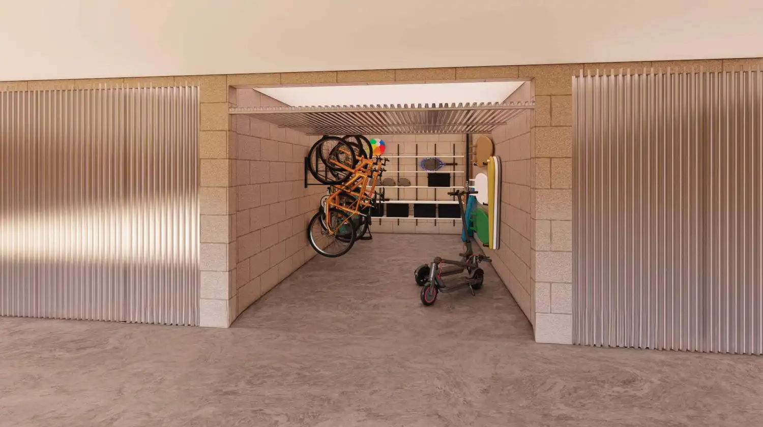 Goed gelegen gesloten garagebox nabij het strand in Duinbergen foto 6