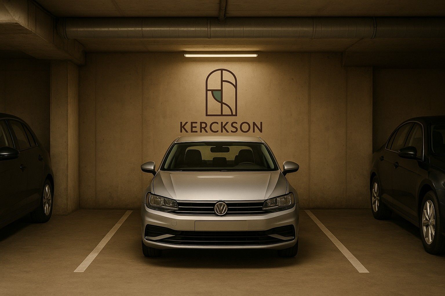 Ondergerondse autostaanplaats in goed onderhouden gebouw op de Fruithoflaan foto {{pictureIndex}}