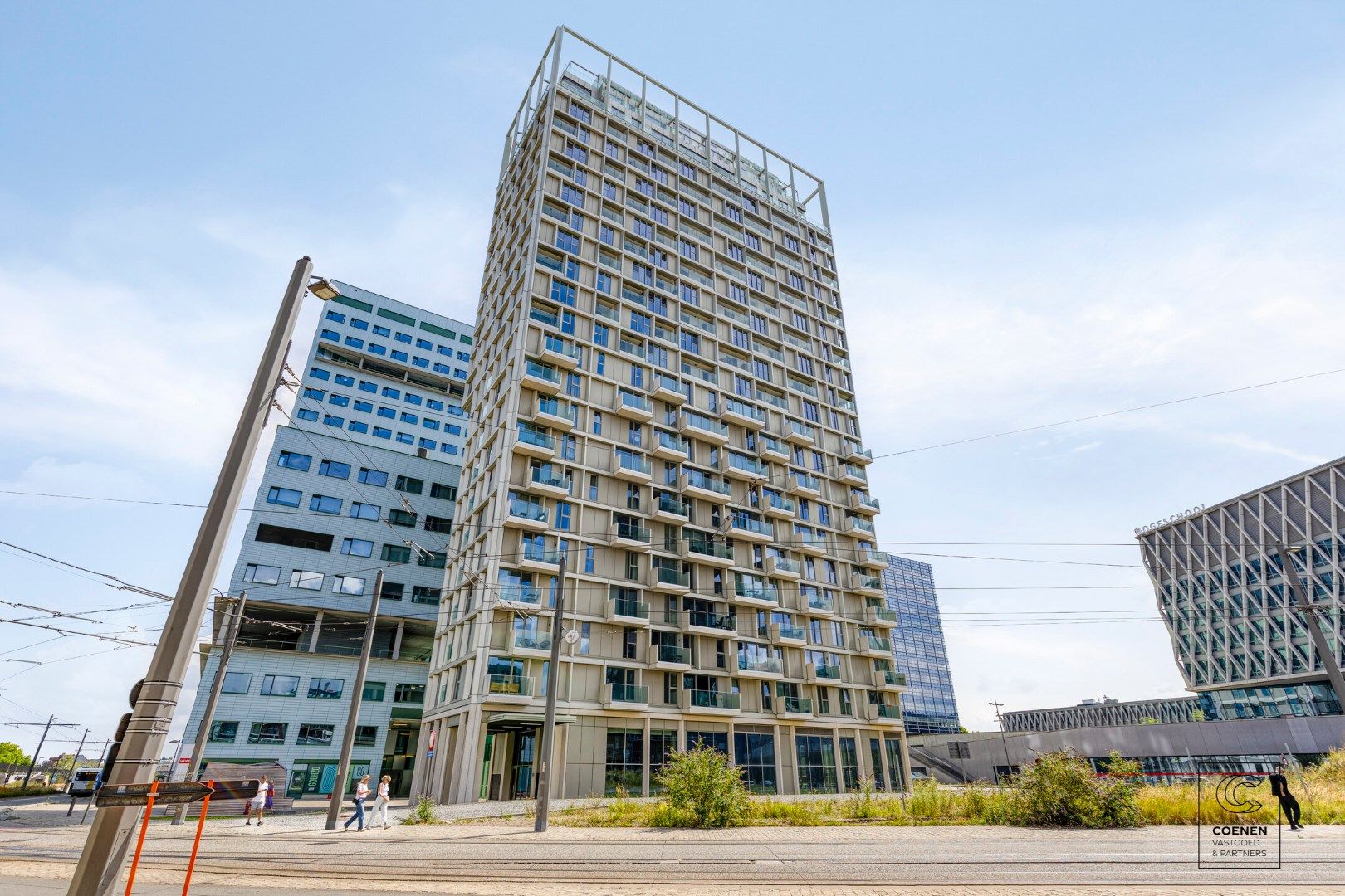 Design appartement van 83 m², twee slaapkamers en een ruim terras met een prachtig uitzicht over Antwerpen! foto 21